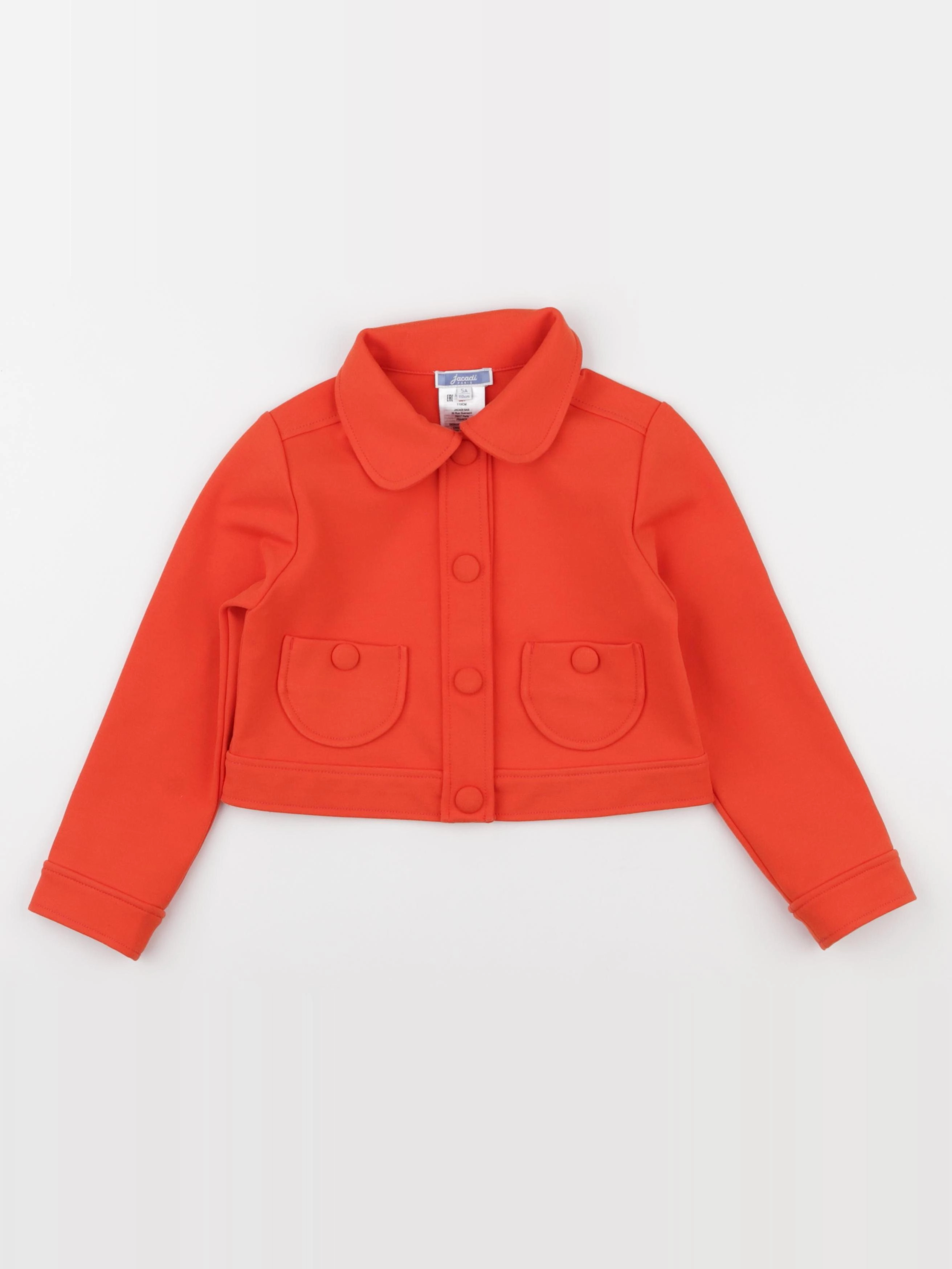 Jacadi - veste orange - 5 ans
