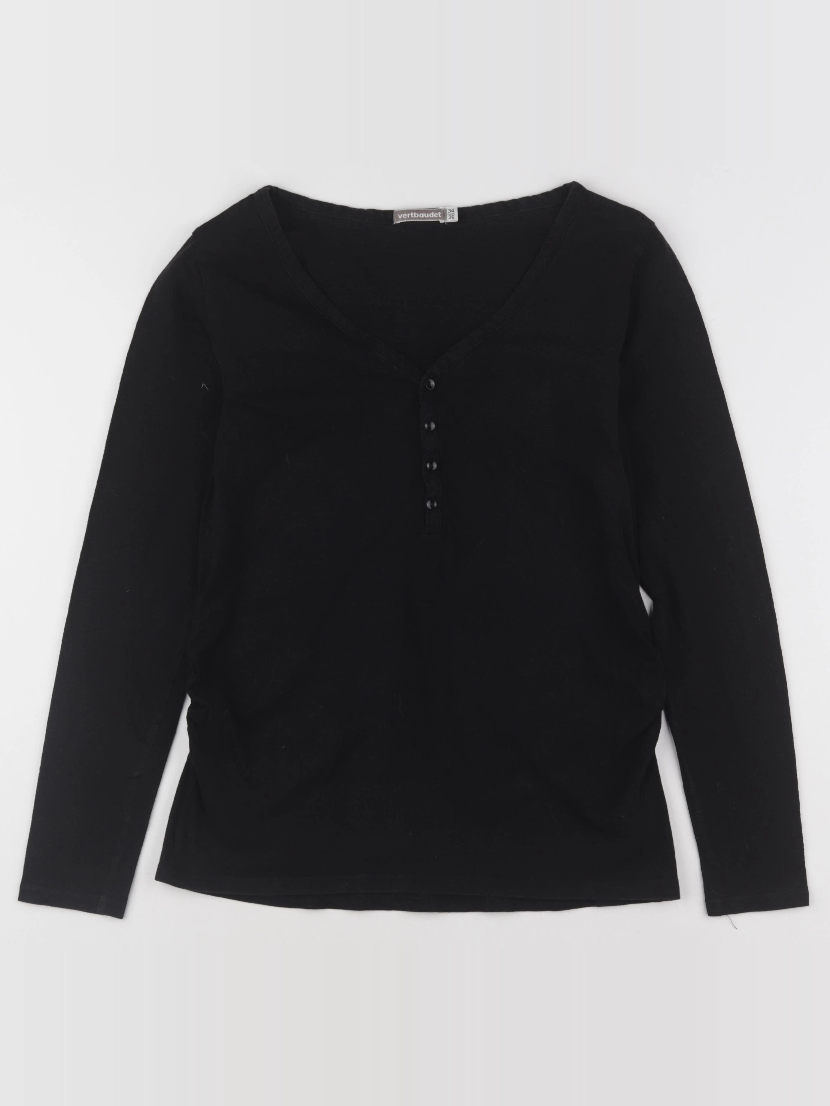 Vertbaudet - tee-shirt grossesse noir - 34 à 36