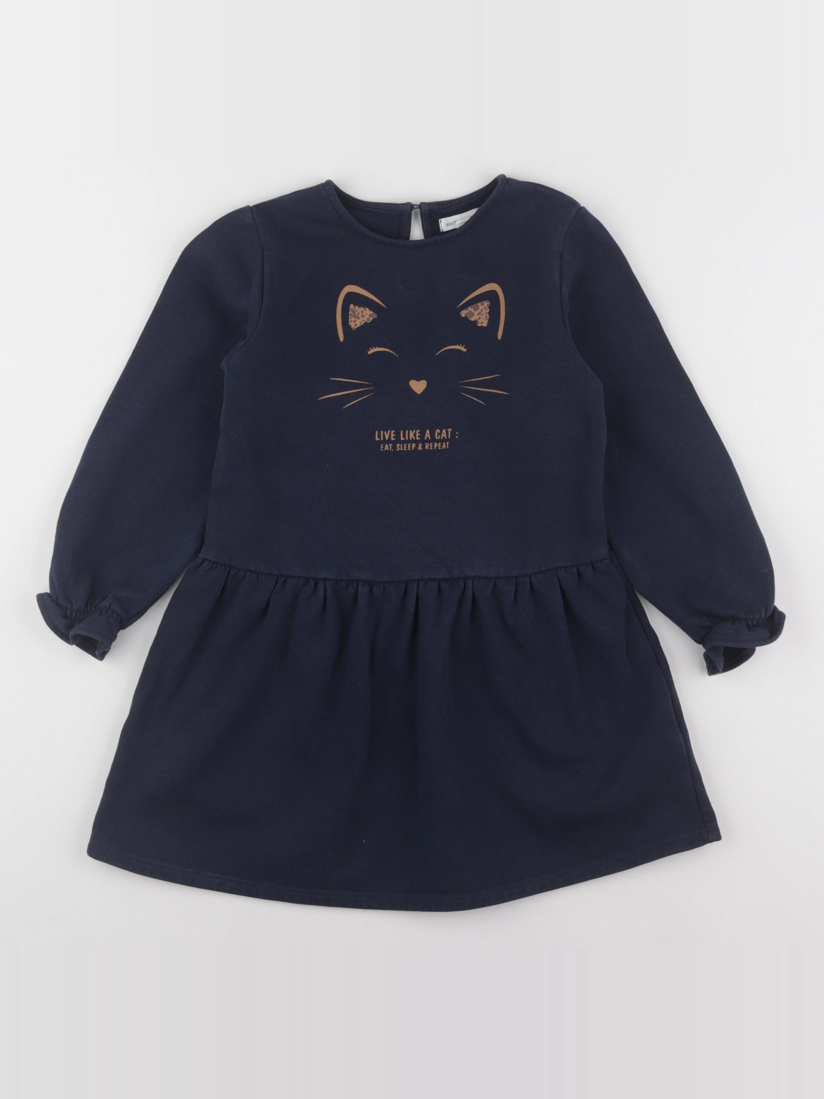 Vertbaudet - robe bleu - 6 ans