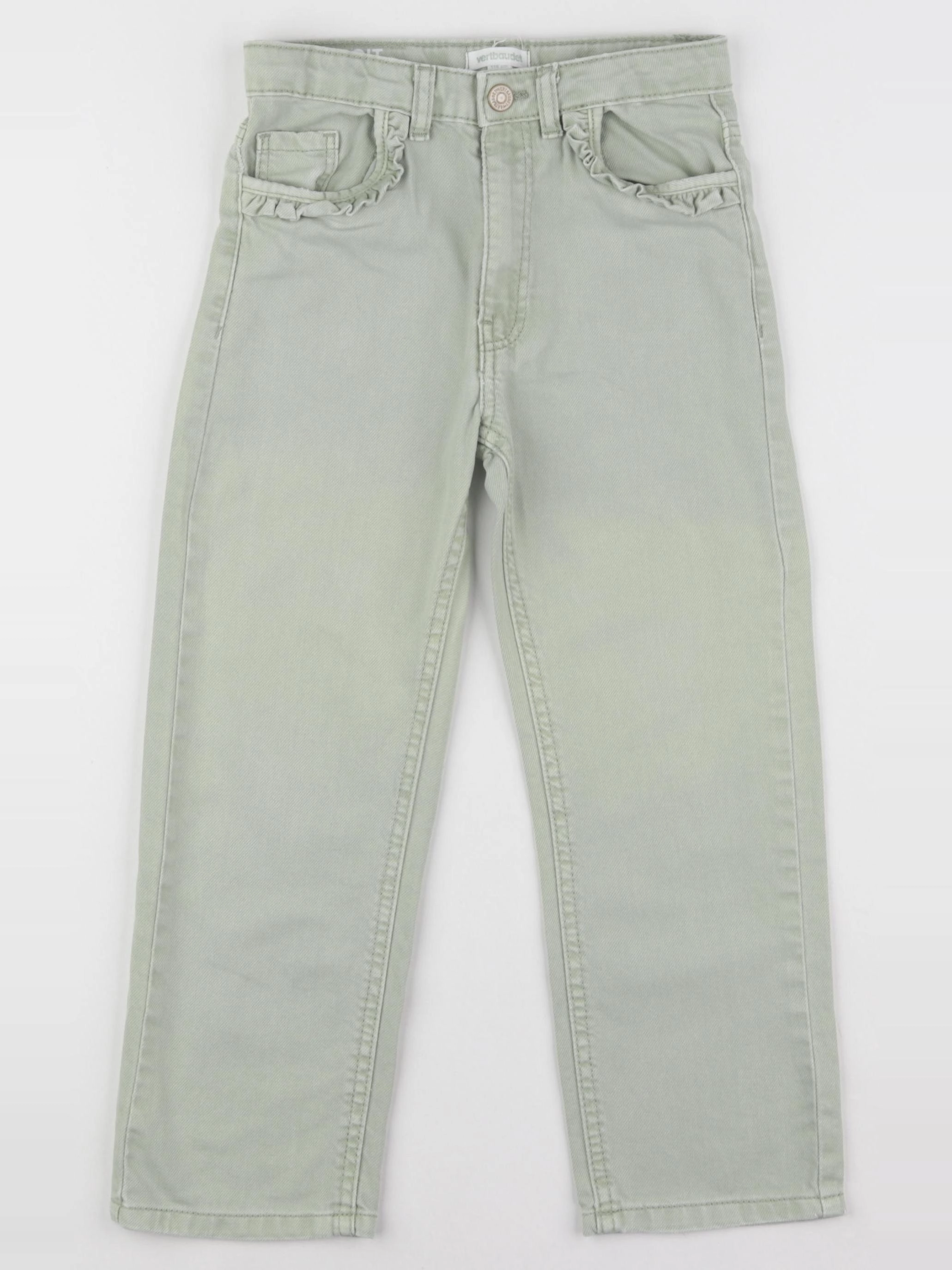 Vertbaudet - jean vert - 6 ans