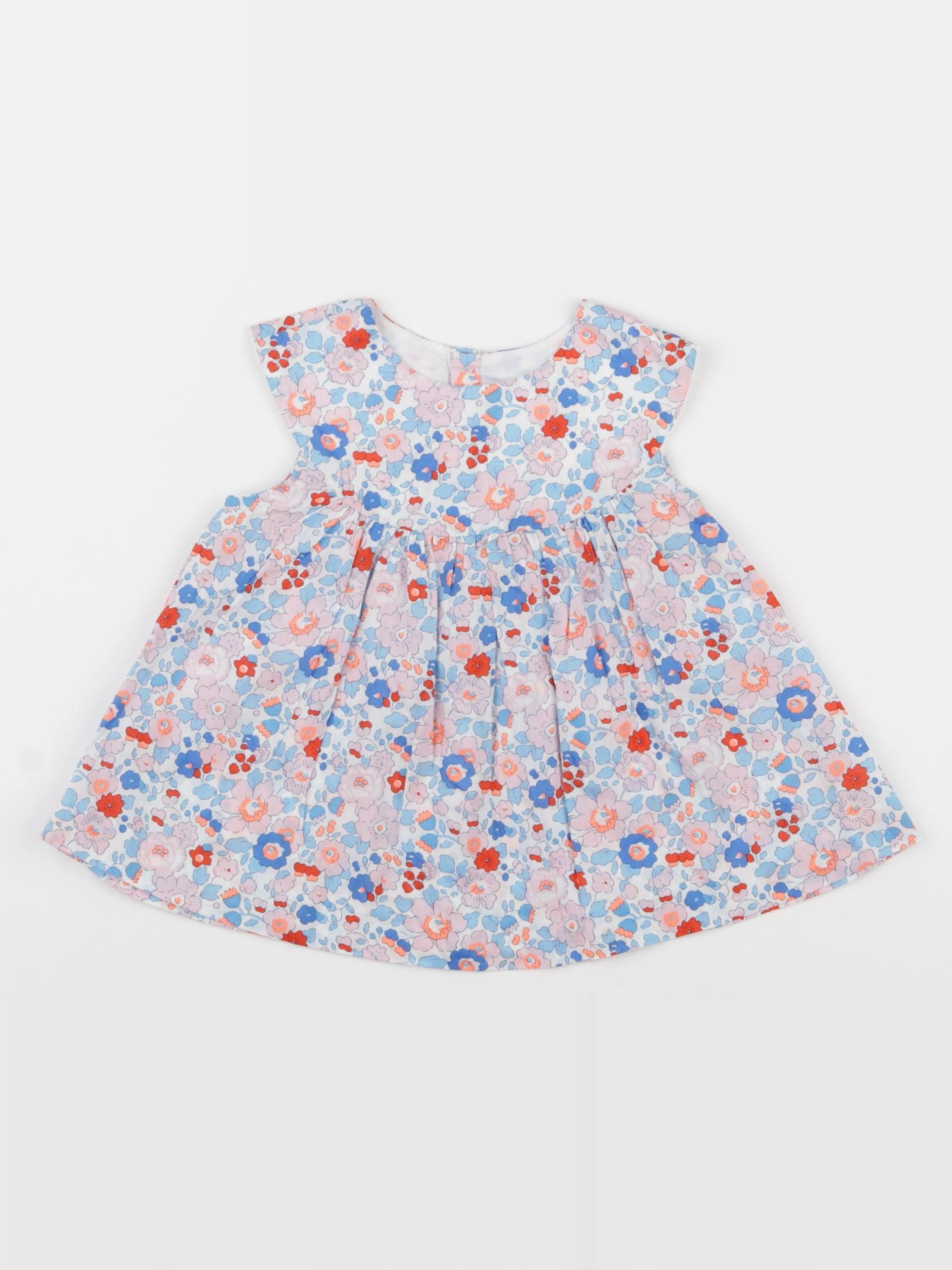 Jacadi - robe liberty multicolore - 24 mois