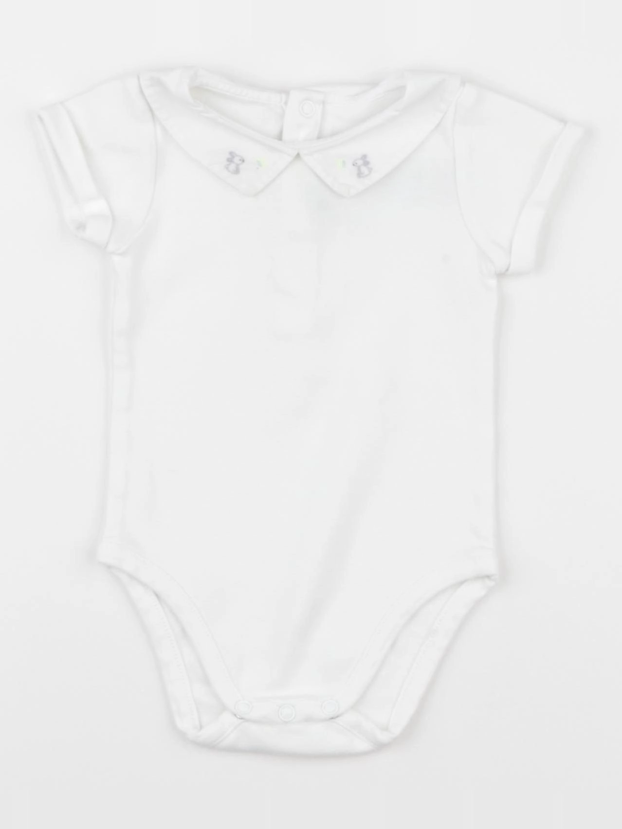 Jacadi - body à col blanc - 12 mois