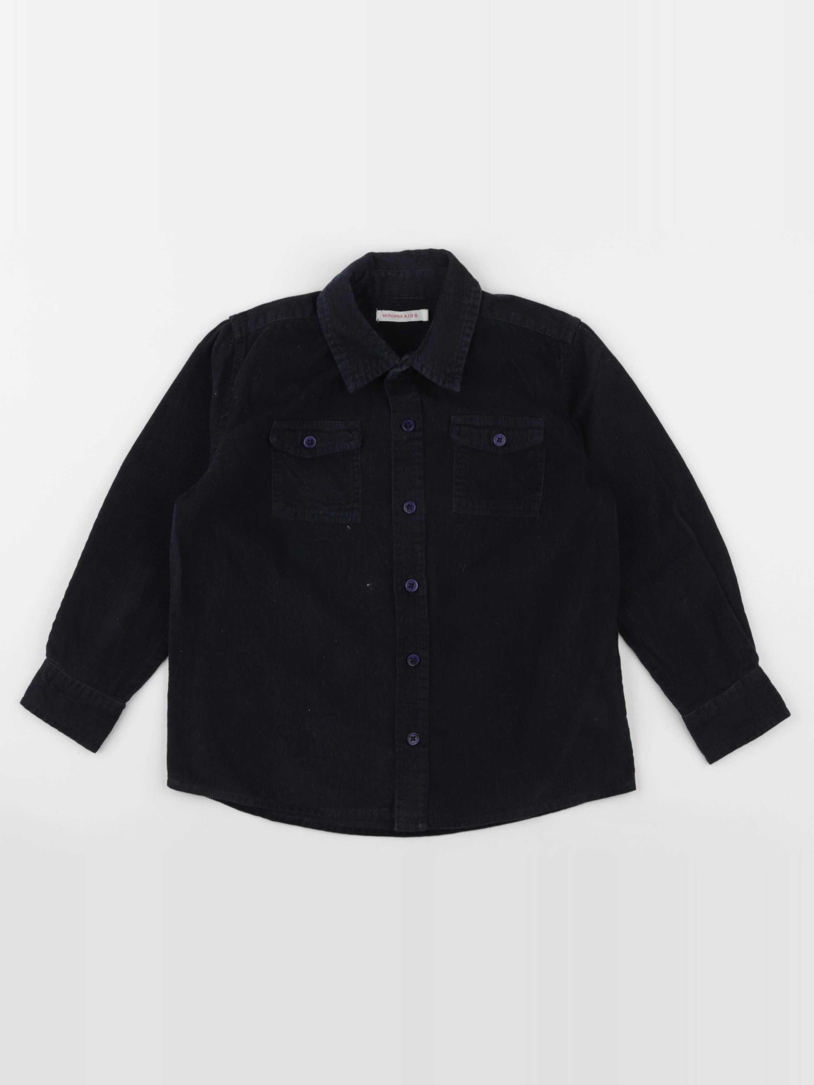 Monoprix - chemise bleu - 4 ans