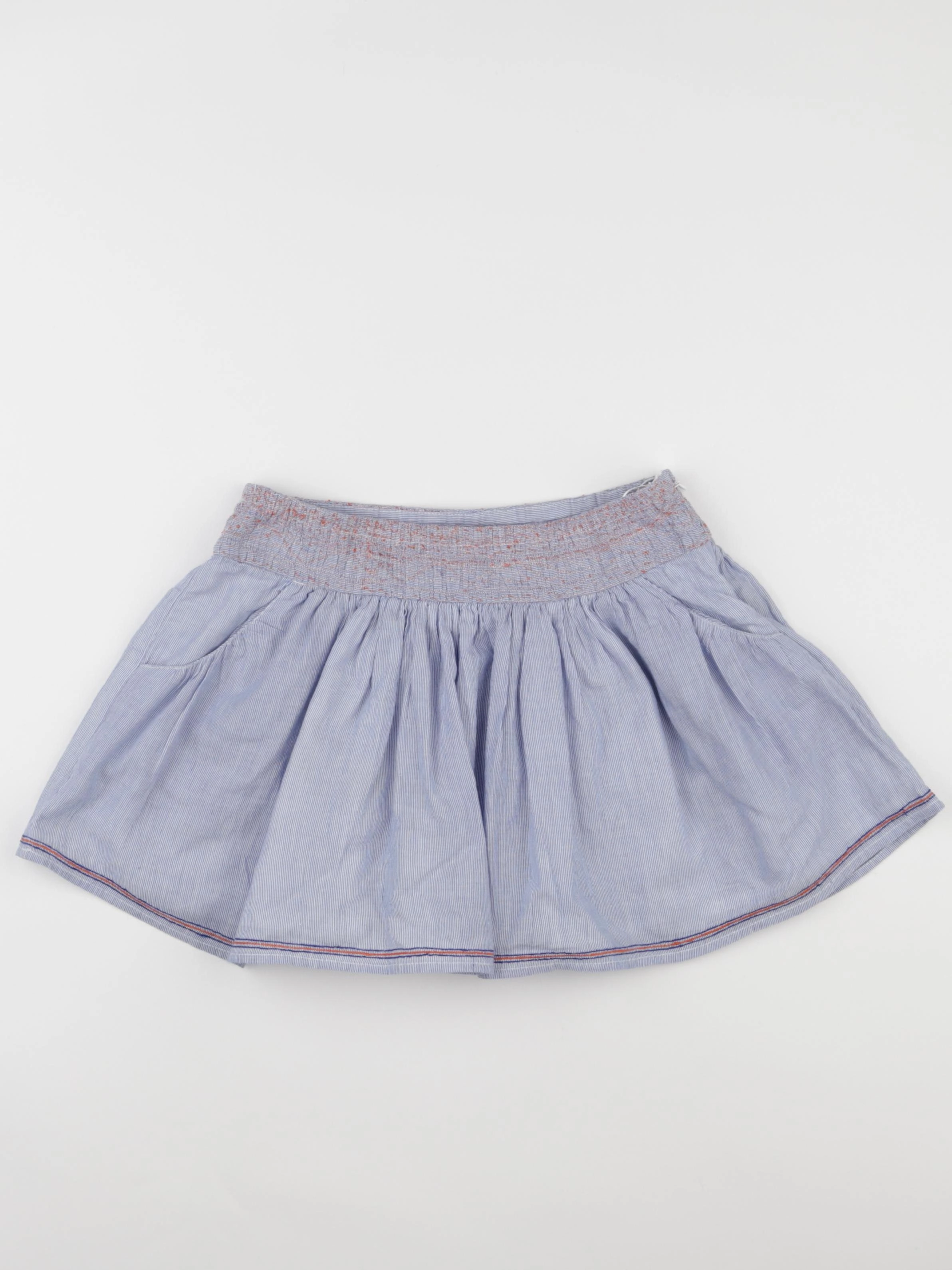 Bellerose - jupe bleu, blanc - 8 ans