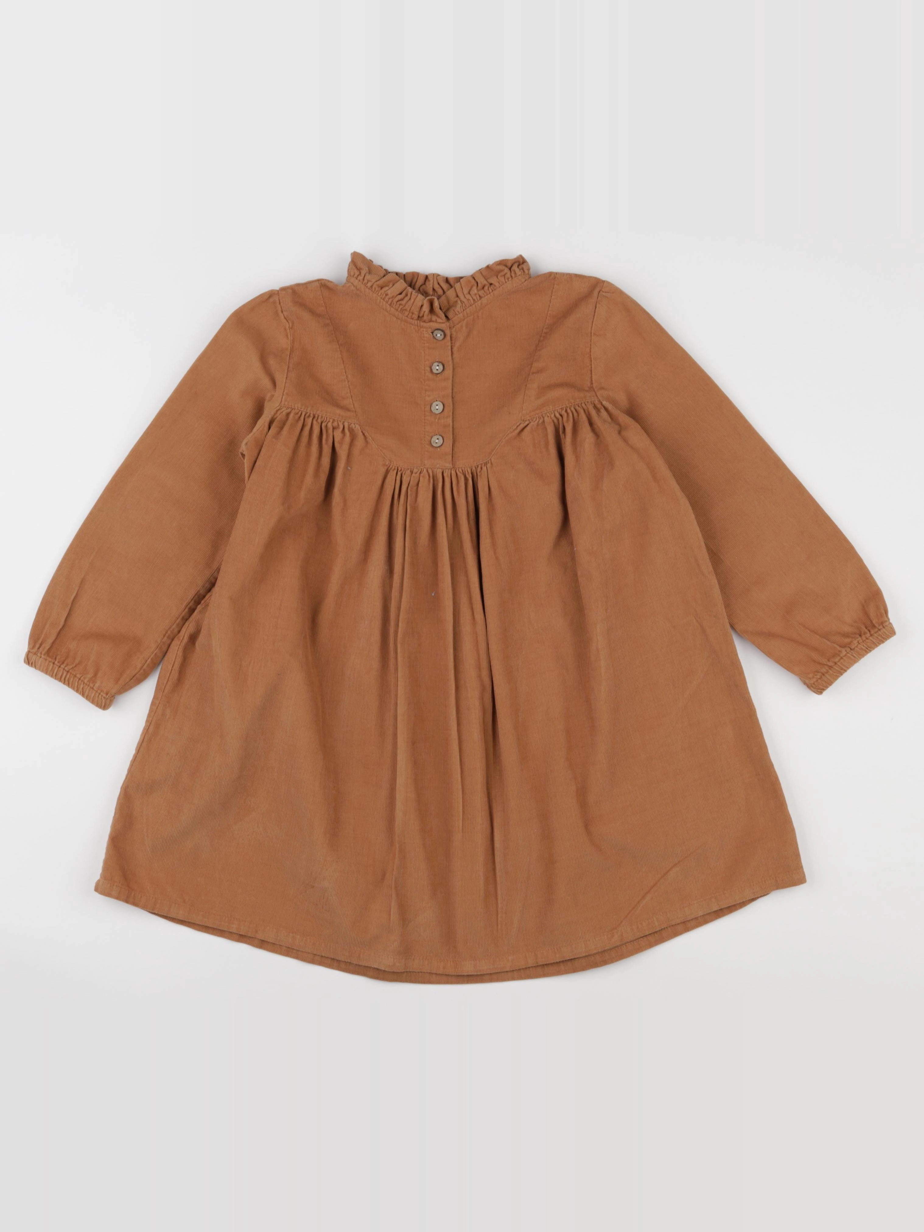 Eden & Victor - robe marron - 5 ans