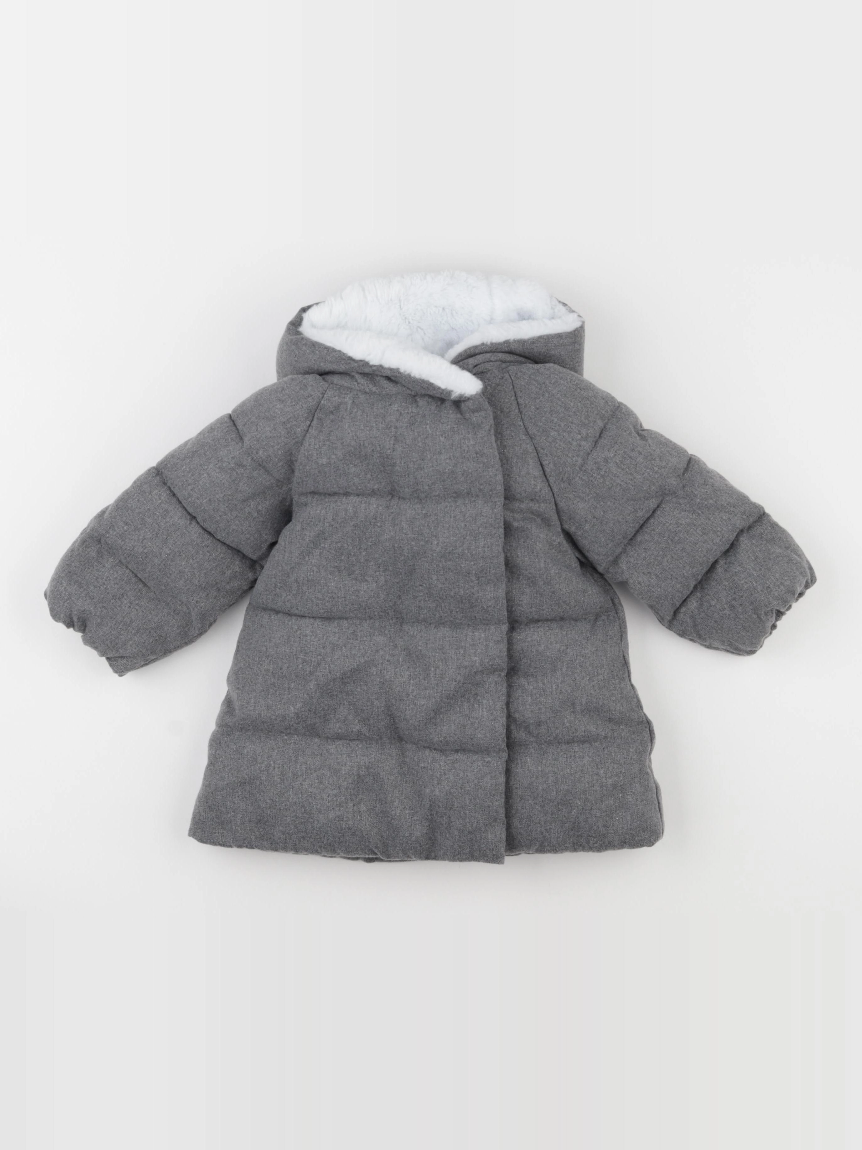 Jacadi - manteau gris, argent - 12 mois