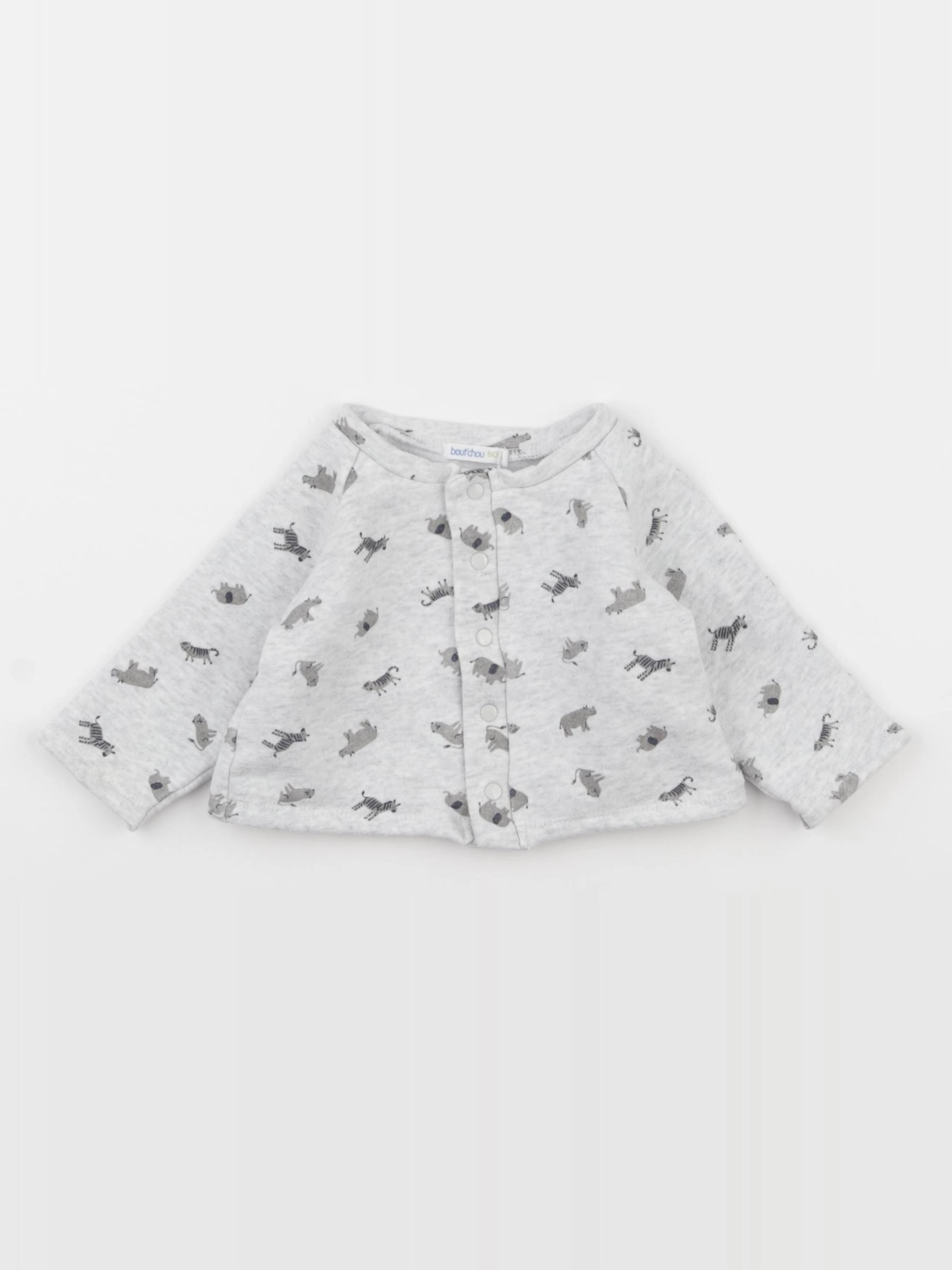 Boutchou - sweat gris - 6 mois