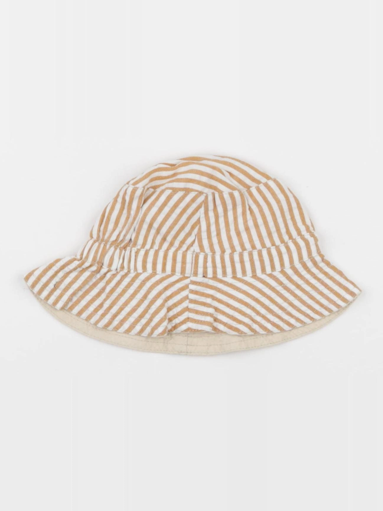 Liewood - chapeau jaune, blanc - 3/6 mois
