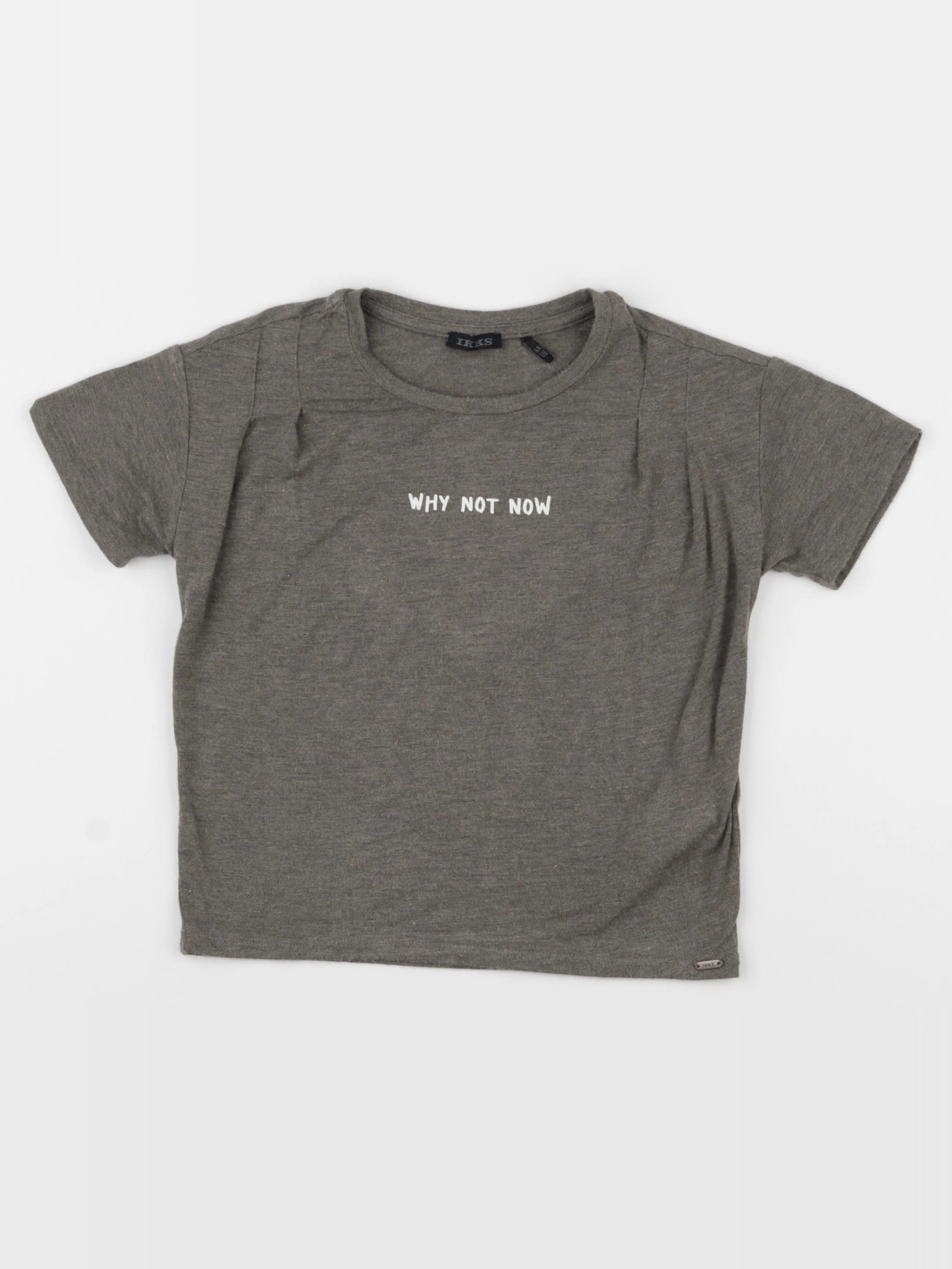 IKKS - tee-shirt imprimé au dos gris, or - 6 ans