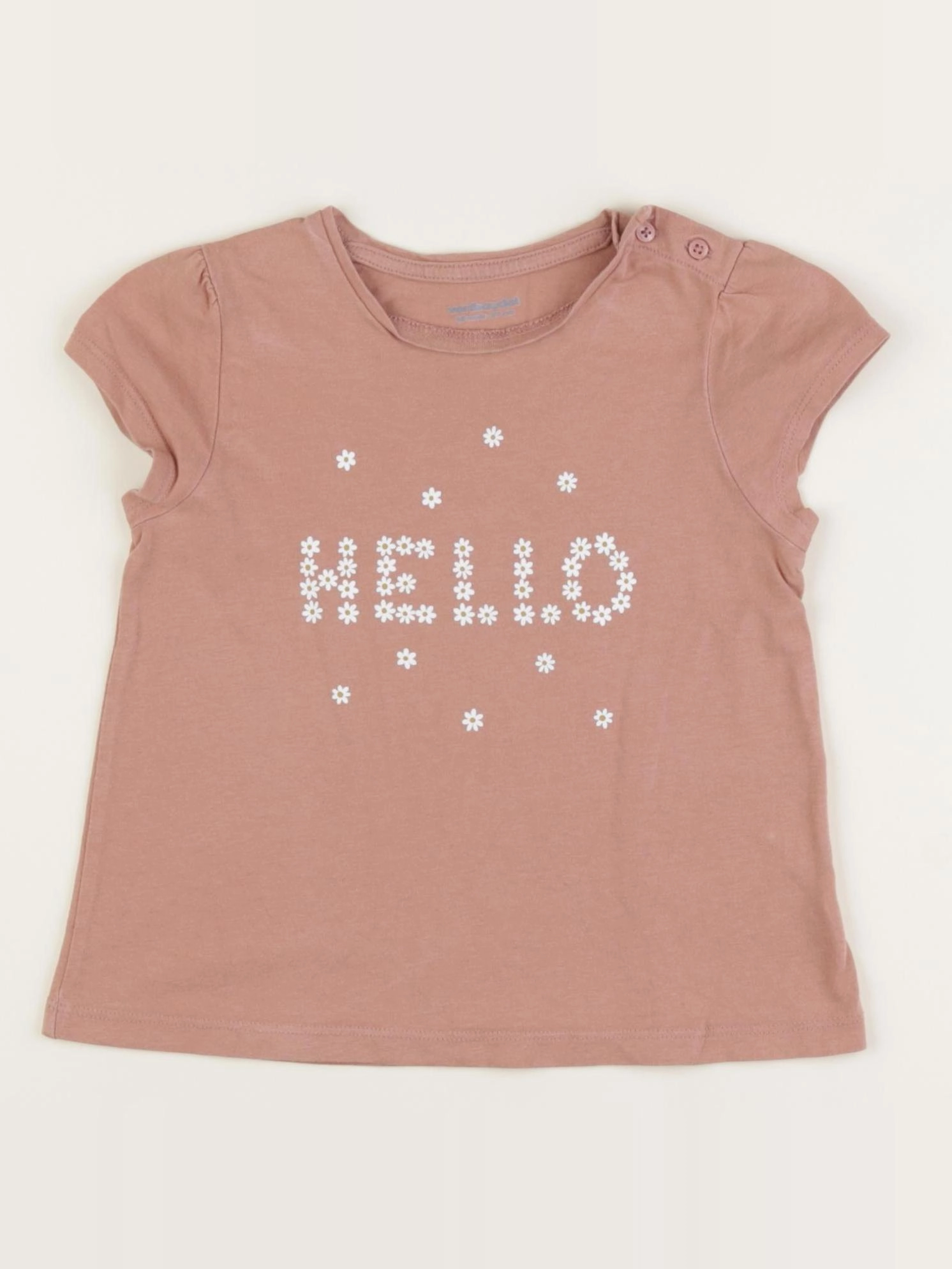 Vertbaudet - tee-shirt rose - 36 mois