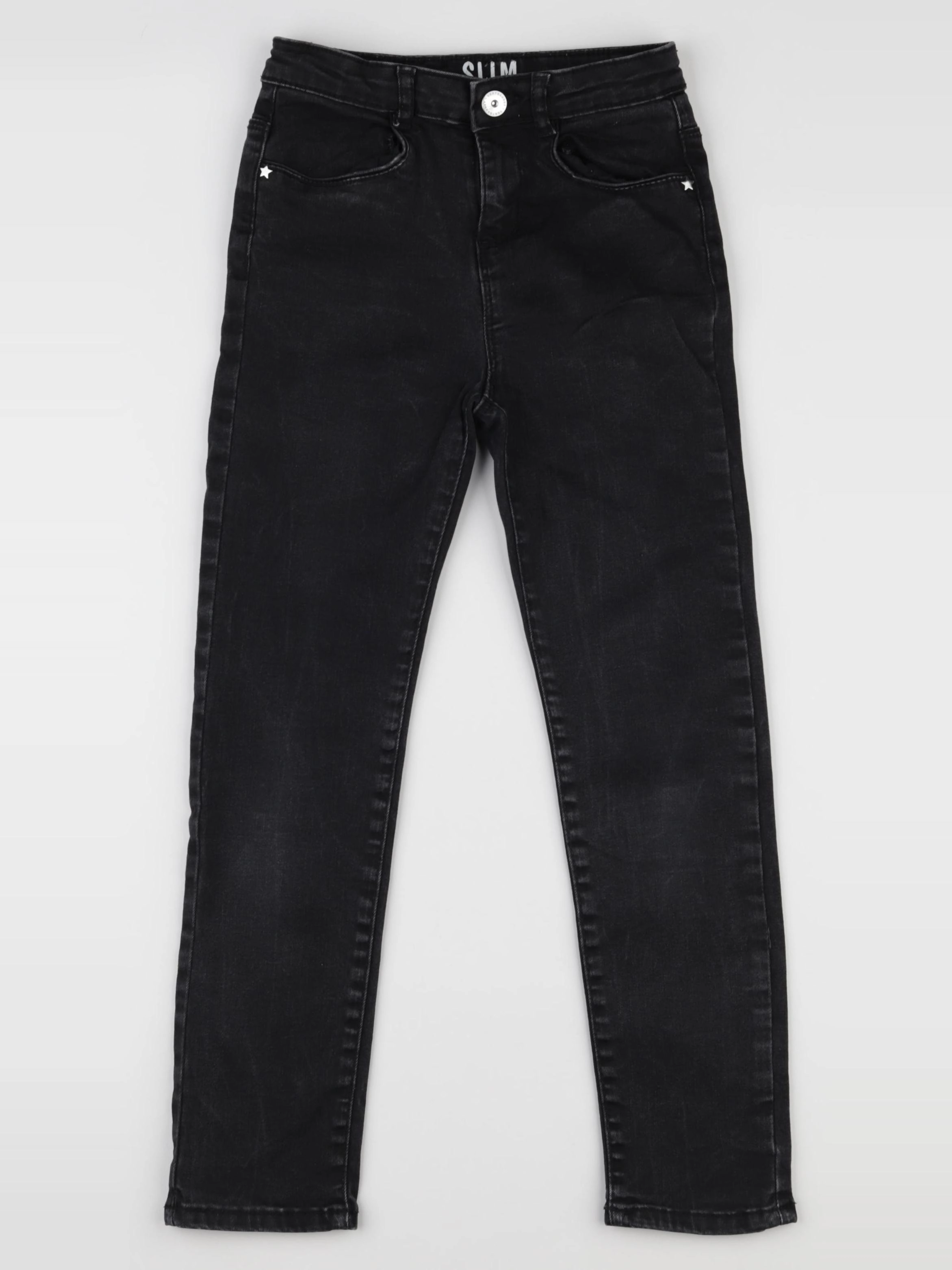 Vertbaudet - jean noir - 8 ans