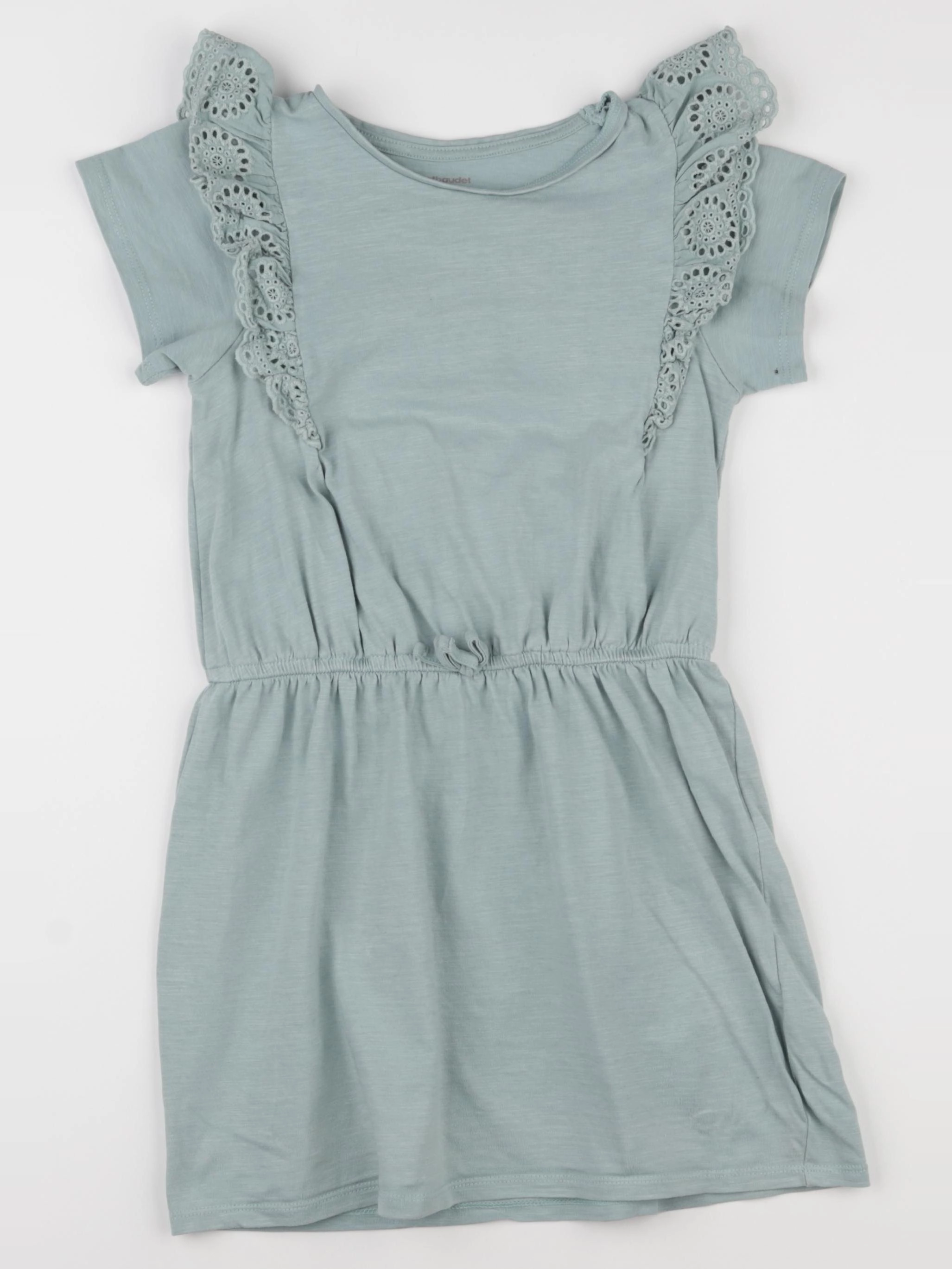 Vertbaudet - robe vert - 8 ans