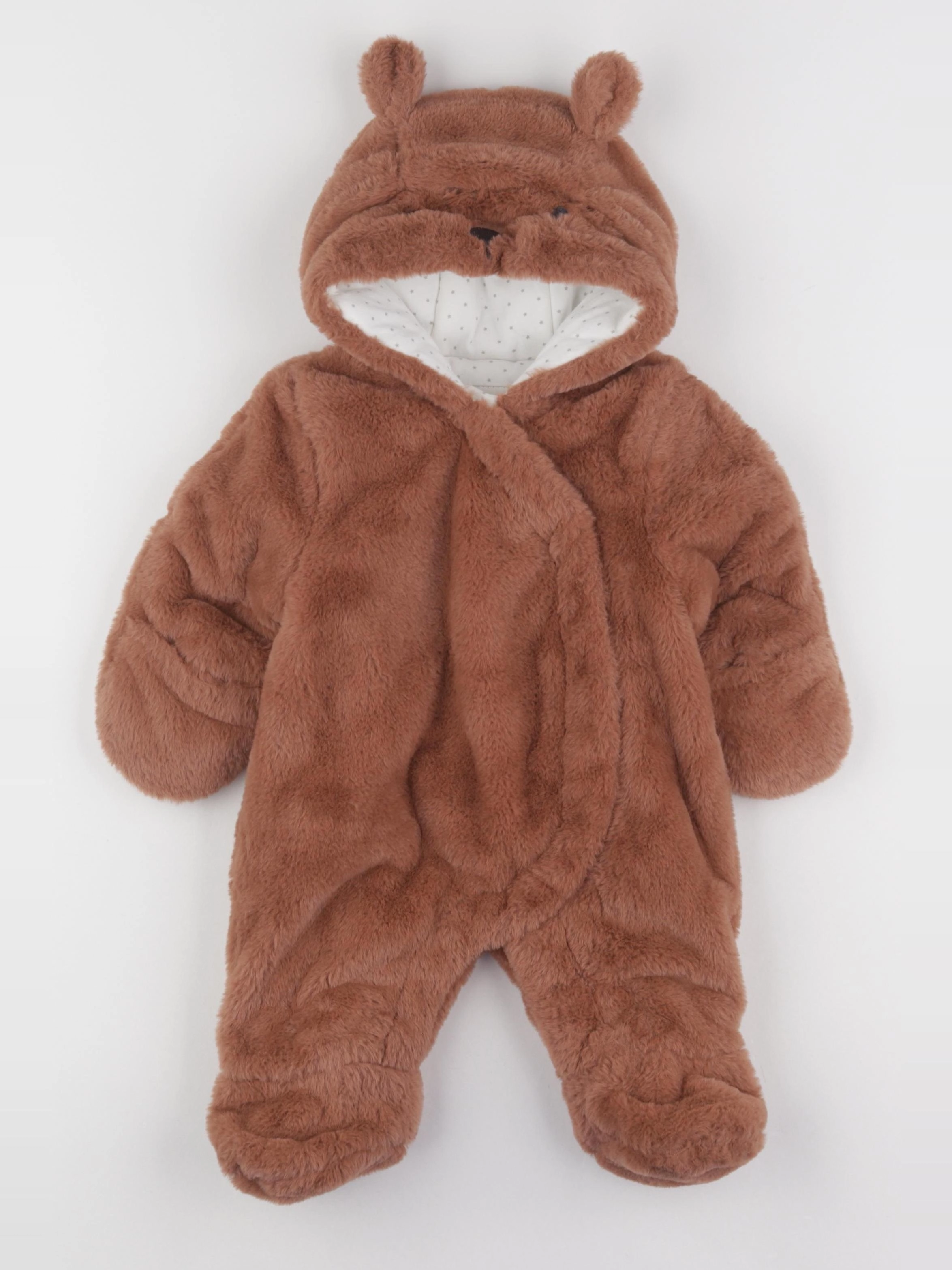 Vertbaudet - combi-pilote marron - 3 mois