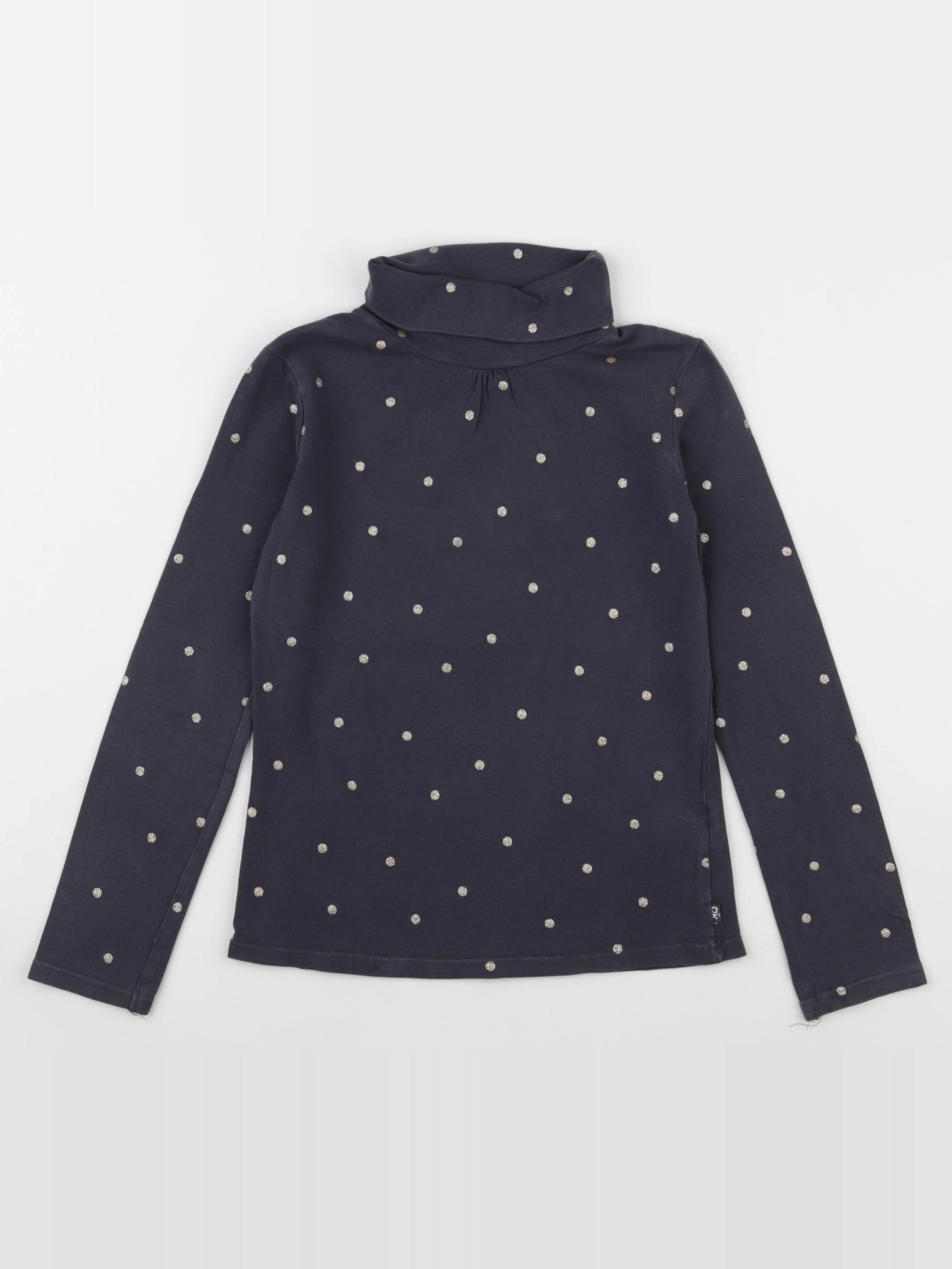 Okaidi - sous-pull gris, or - 8 ans