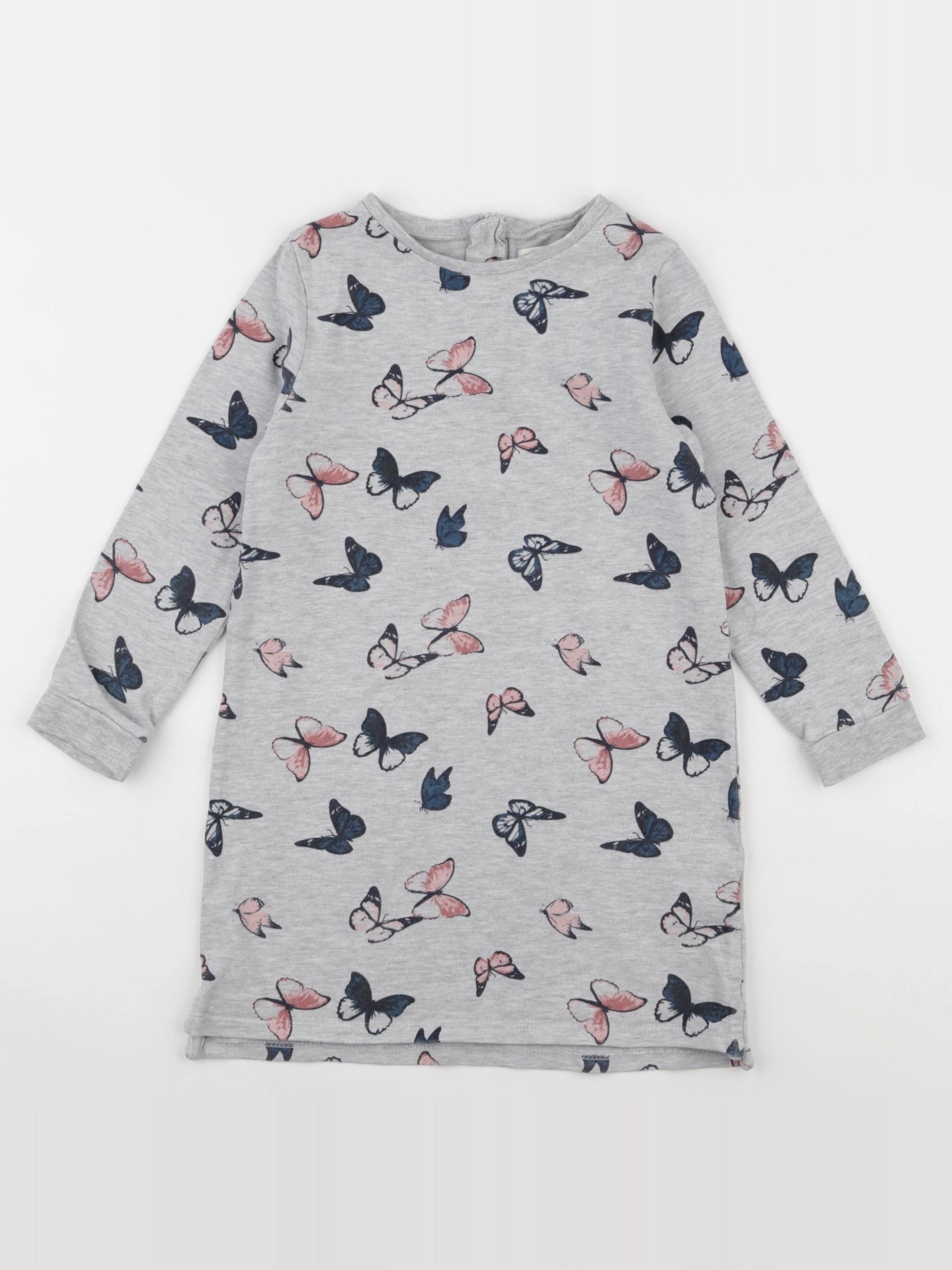 Vertbaudet - robe gris - 6 ans
