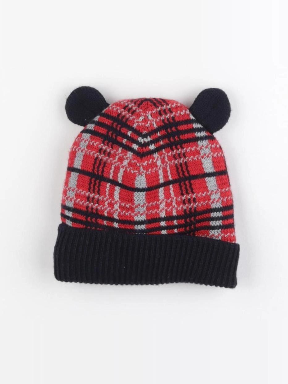 Petit Bateau - bonnet rouge - 3/6 mois