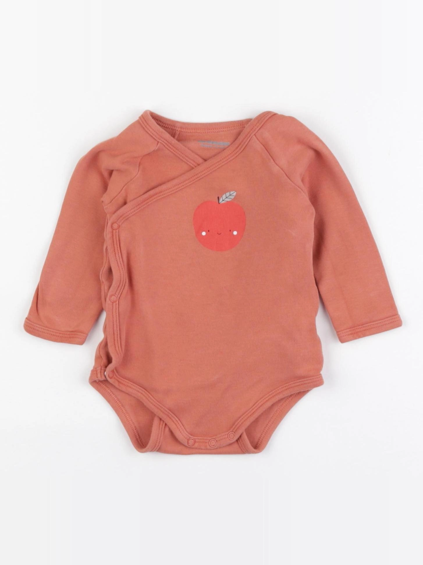 Vertbaudet - body orange - 9 mois