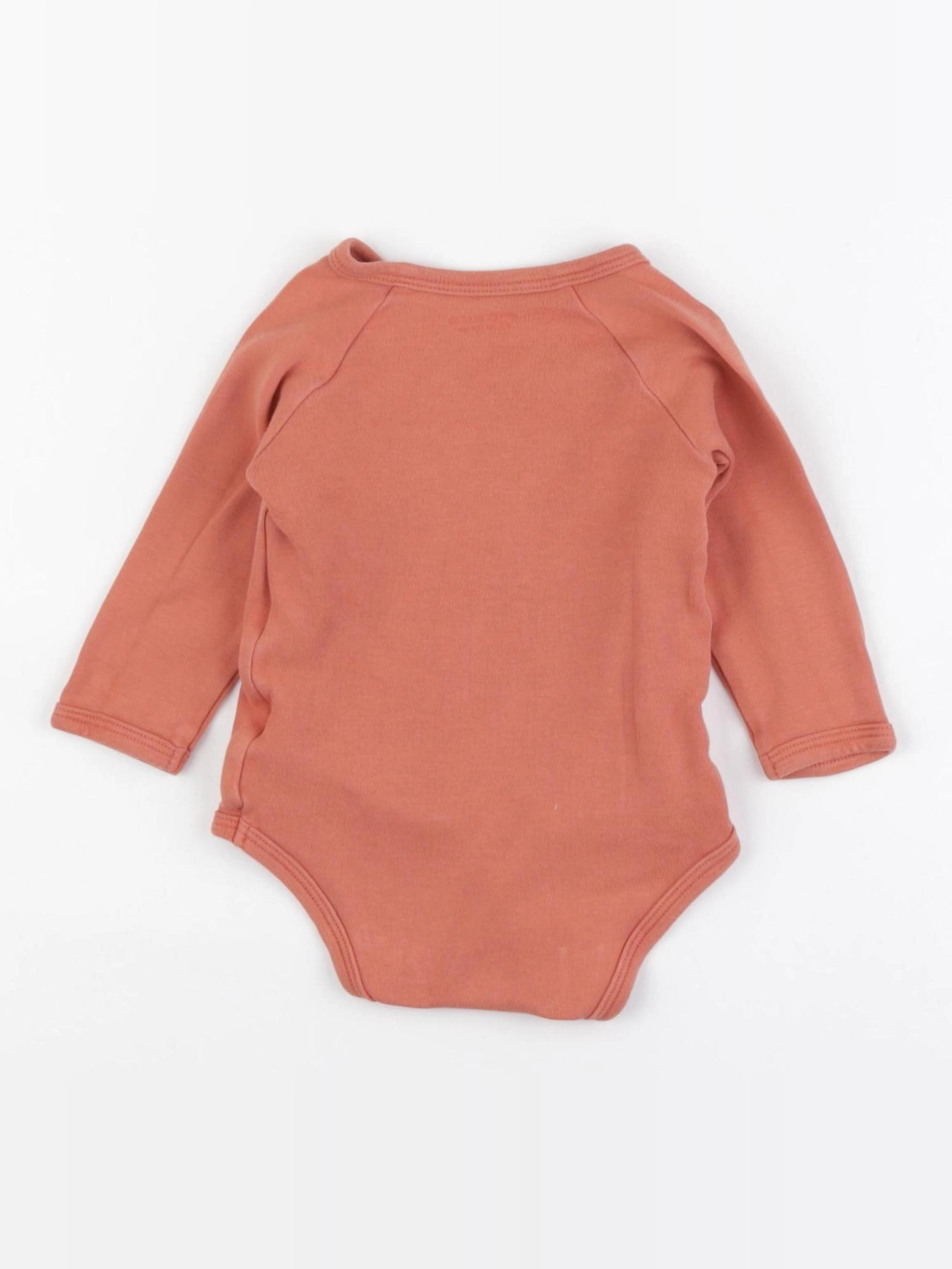 Vertbaudet - body orange - 9 mois