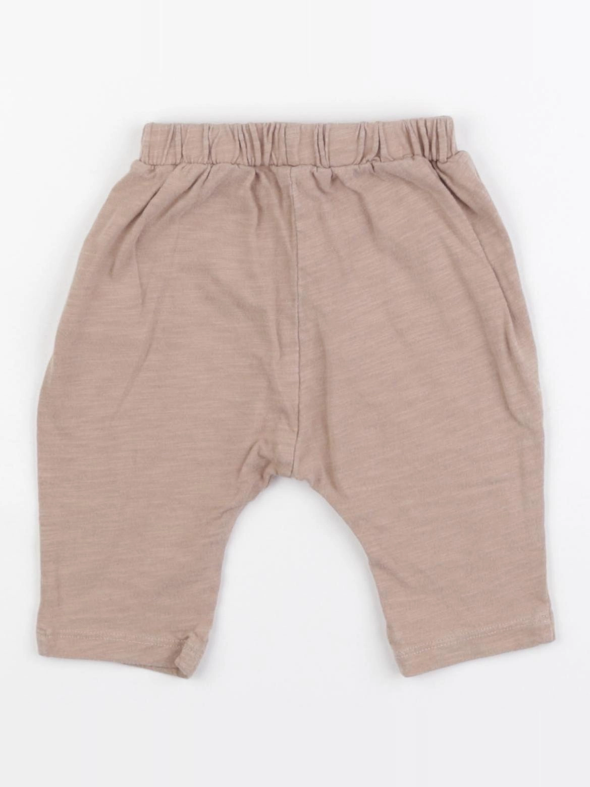 Vertbaudet - sarouel marron - 6 mois