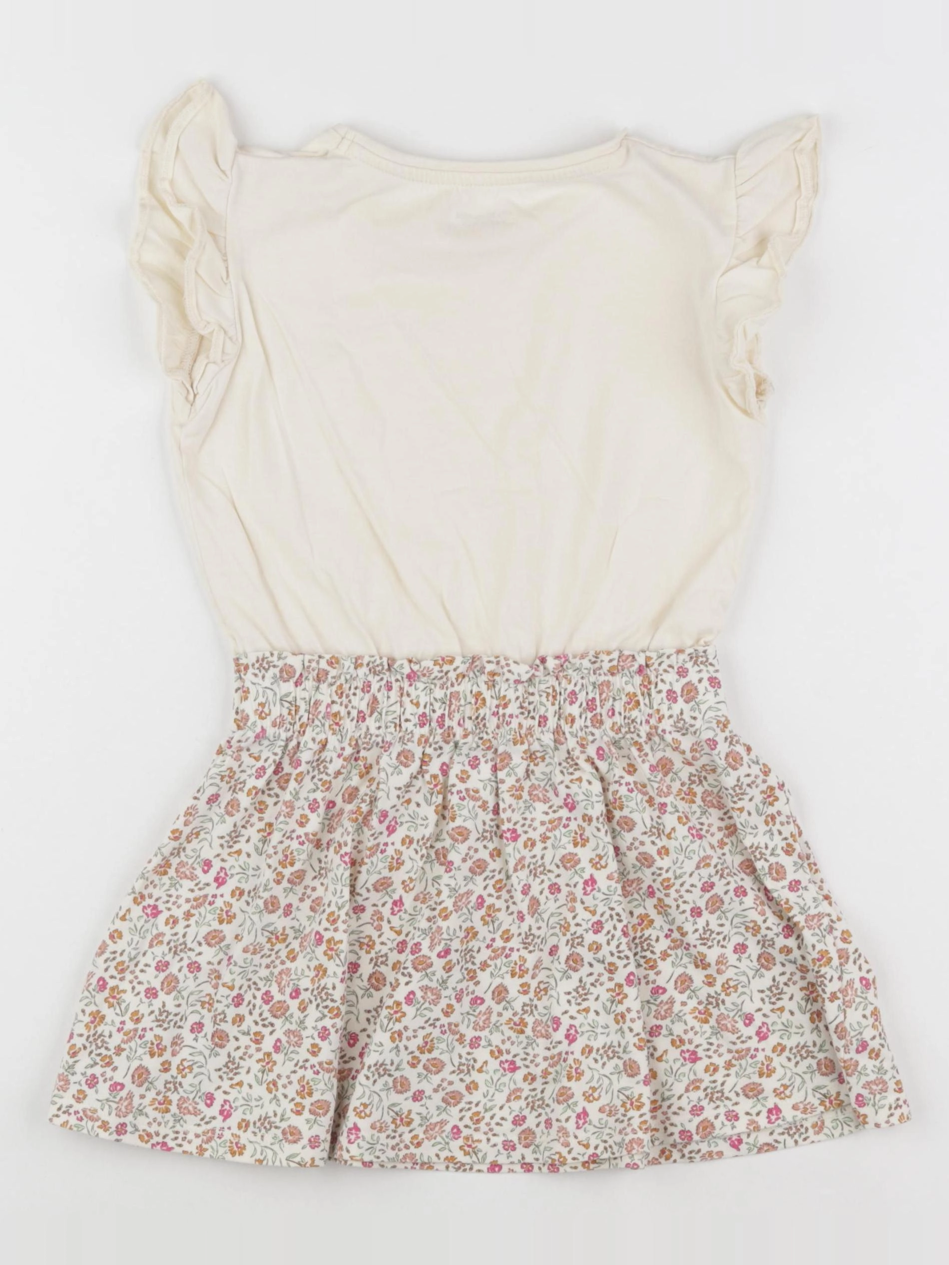 Vertbaudet - robe beige - 4 ans