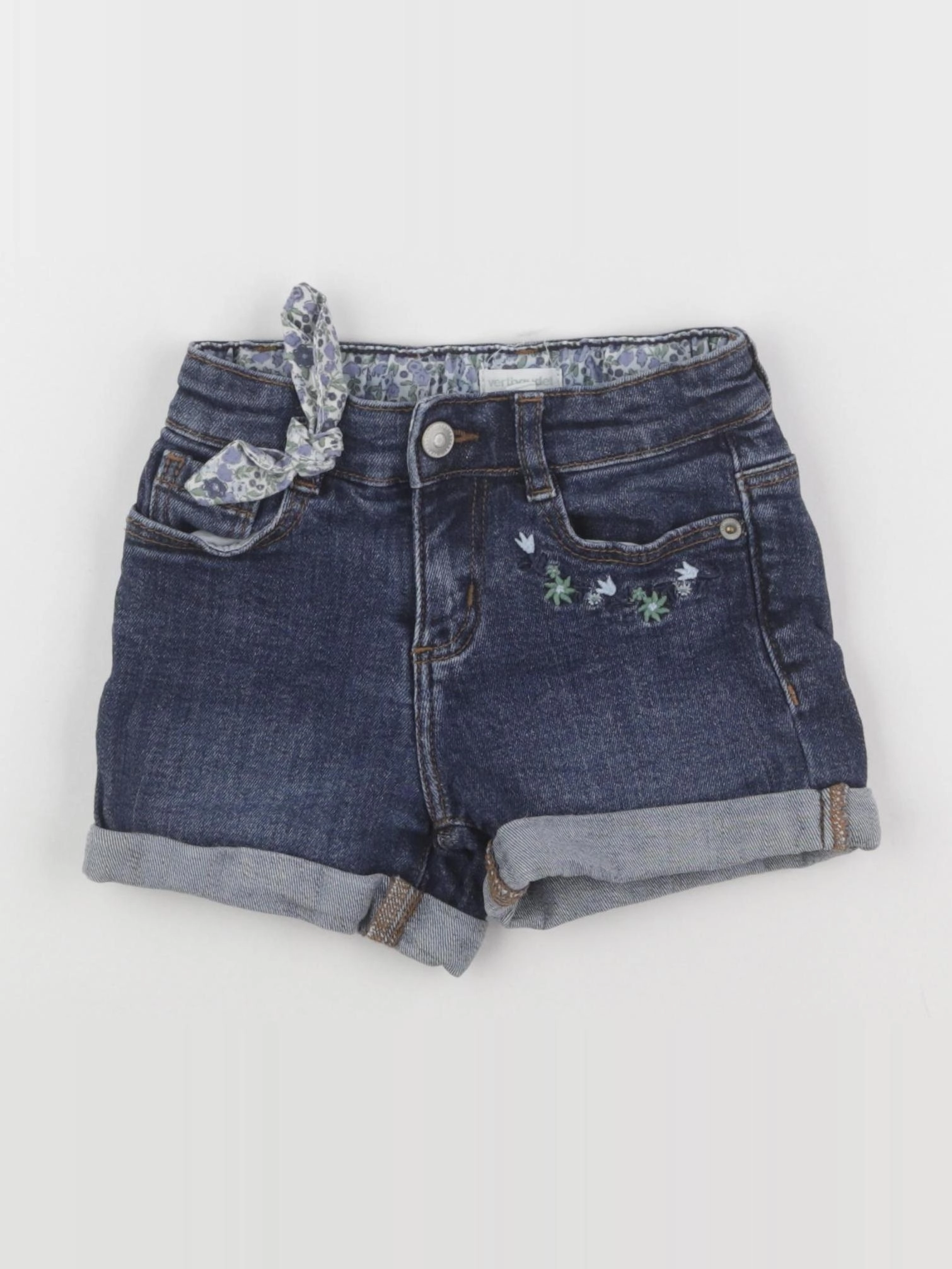 Vertbaudet - short bleu - 5 ans