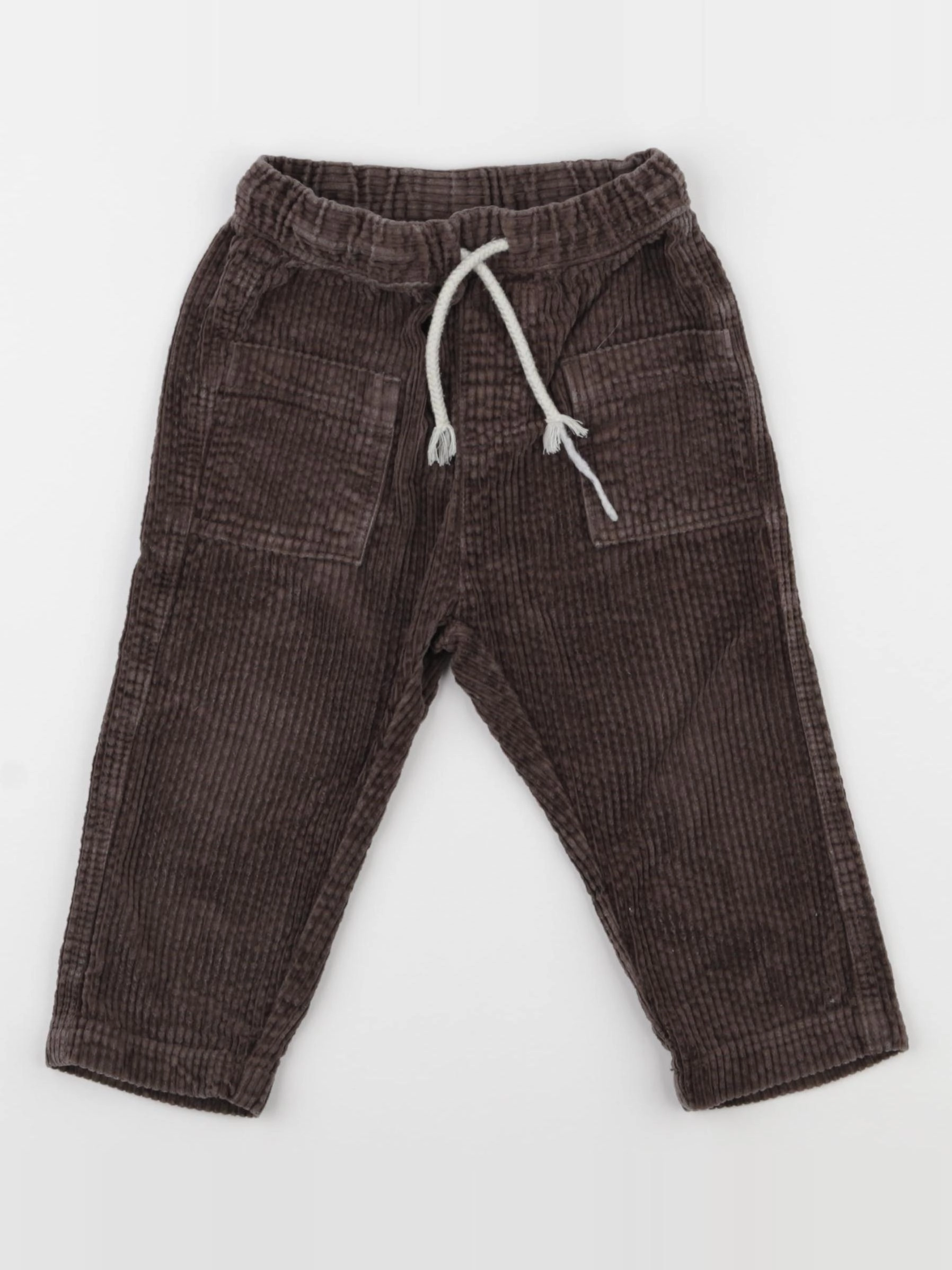 H&M - pantalon marron - 9/12 mois