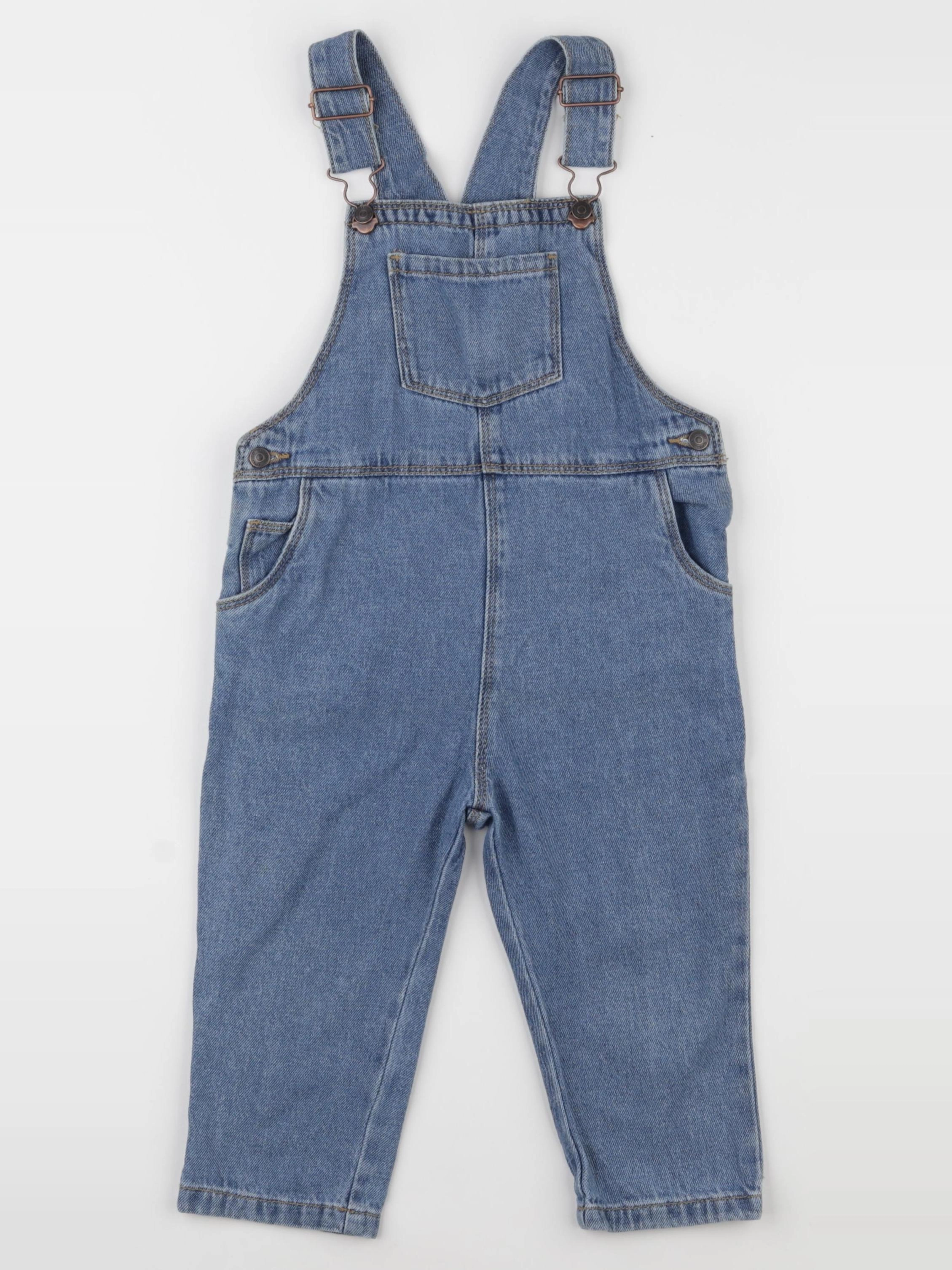 Vertbaudet - salopette bleu - 24 mois