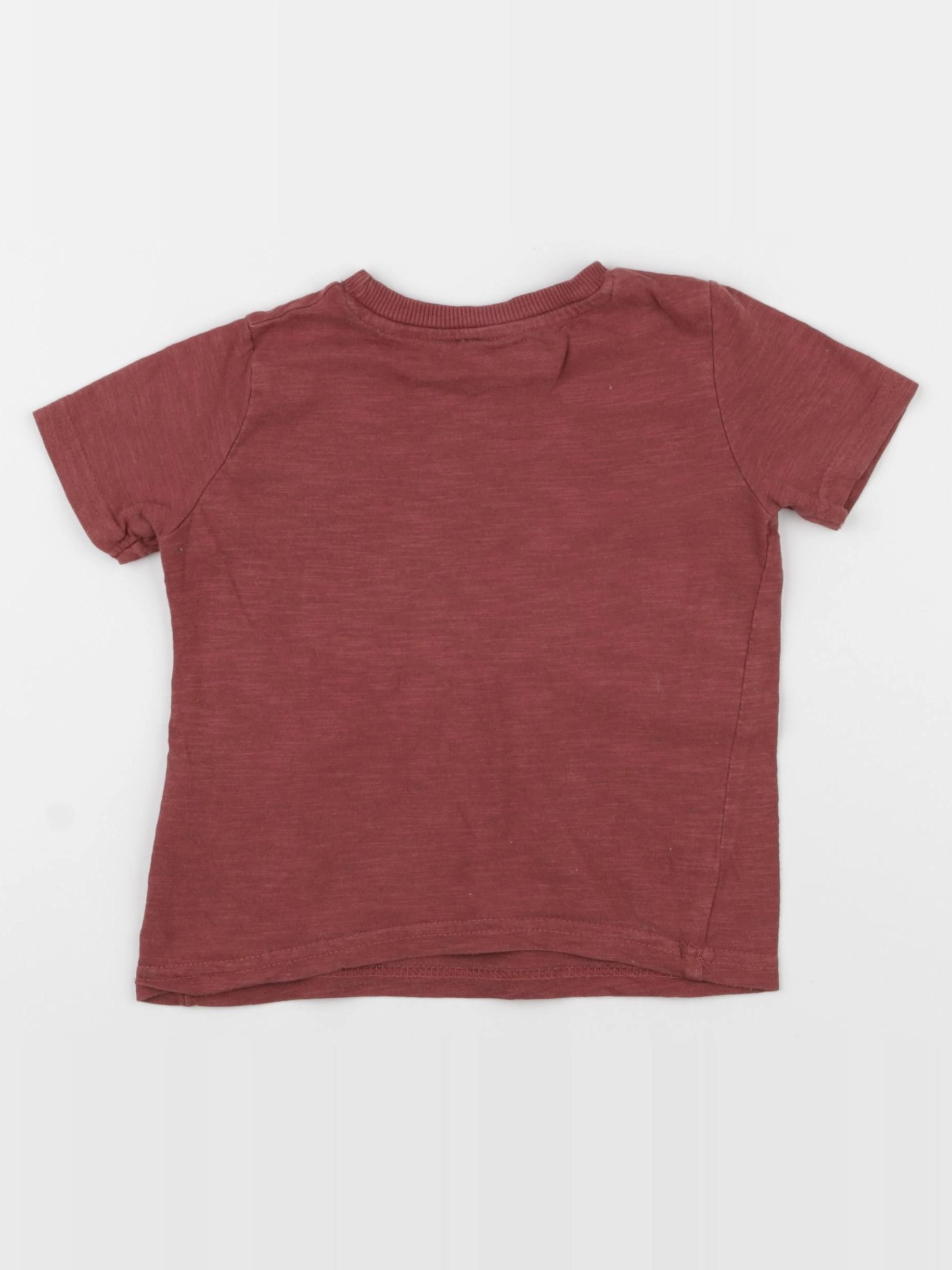 Vertbaudet - tee-shirt rouge - 2 ans