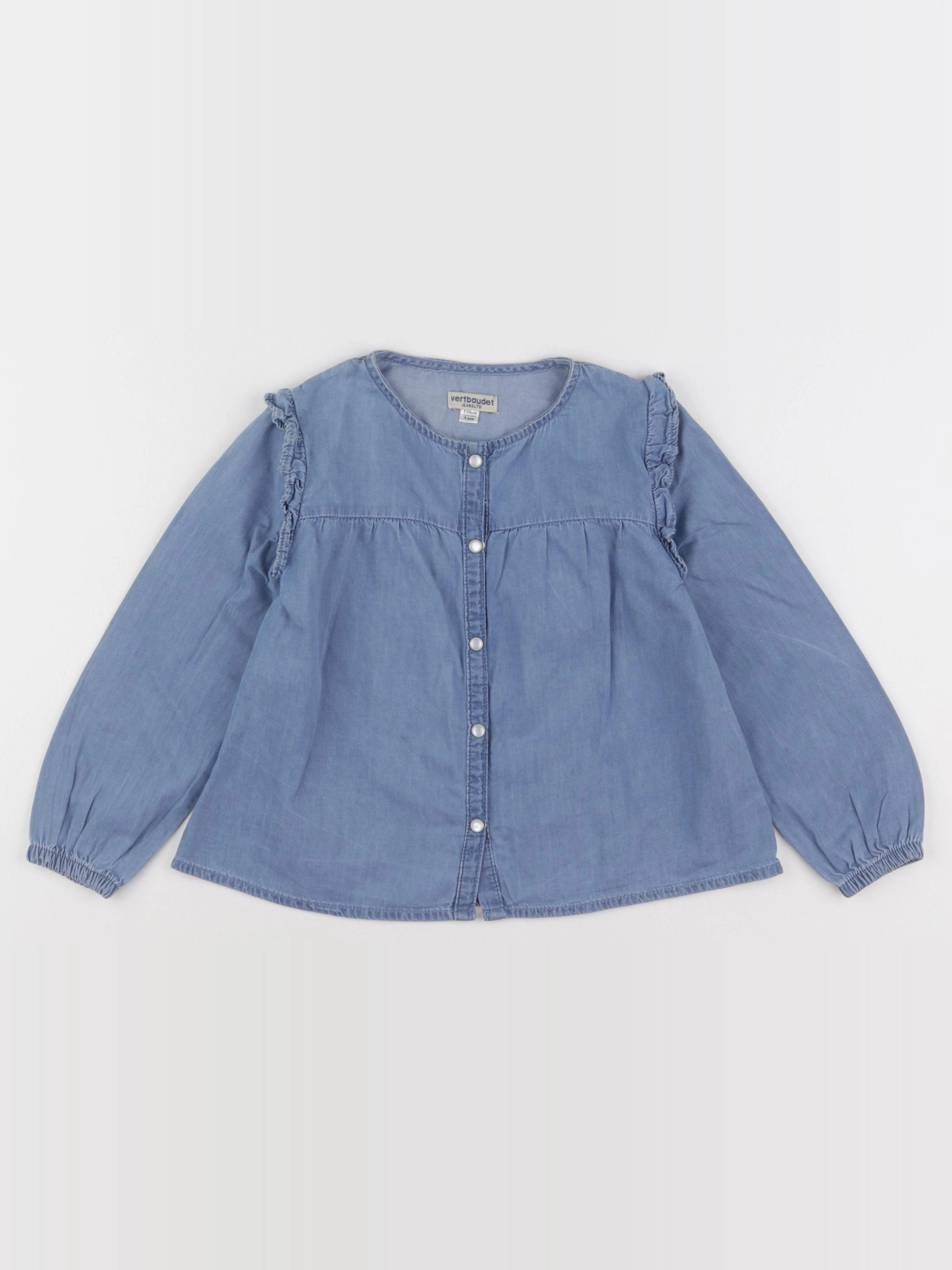 Vertbaudet - blouse bleu - 5 ans