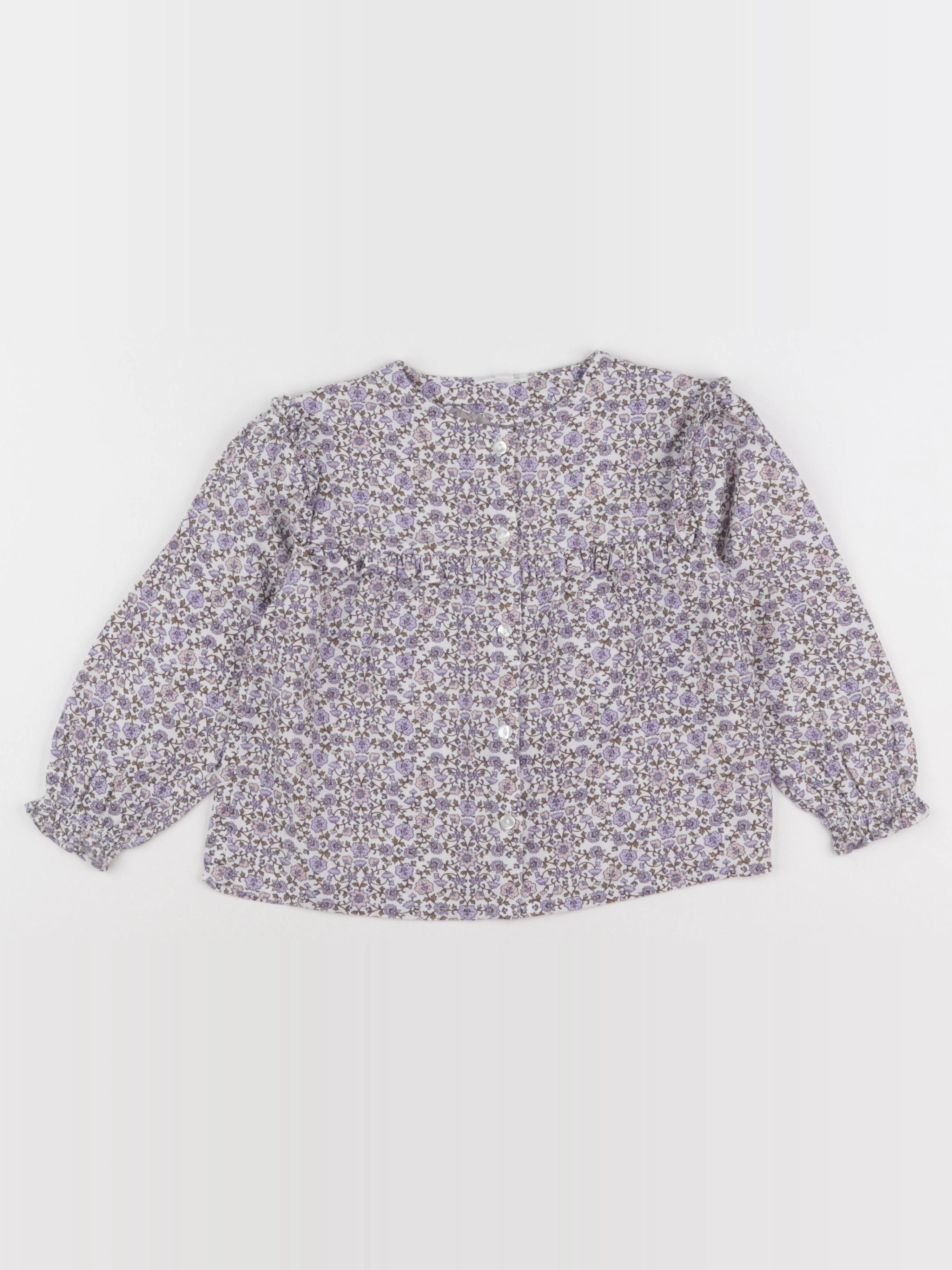 Vertbaudet - blouse violet - 5 ans