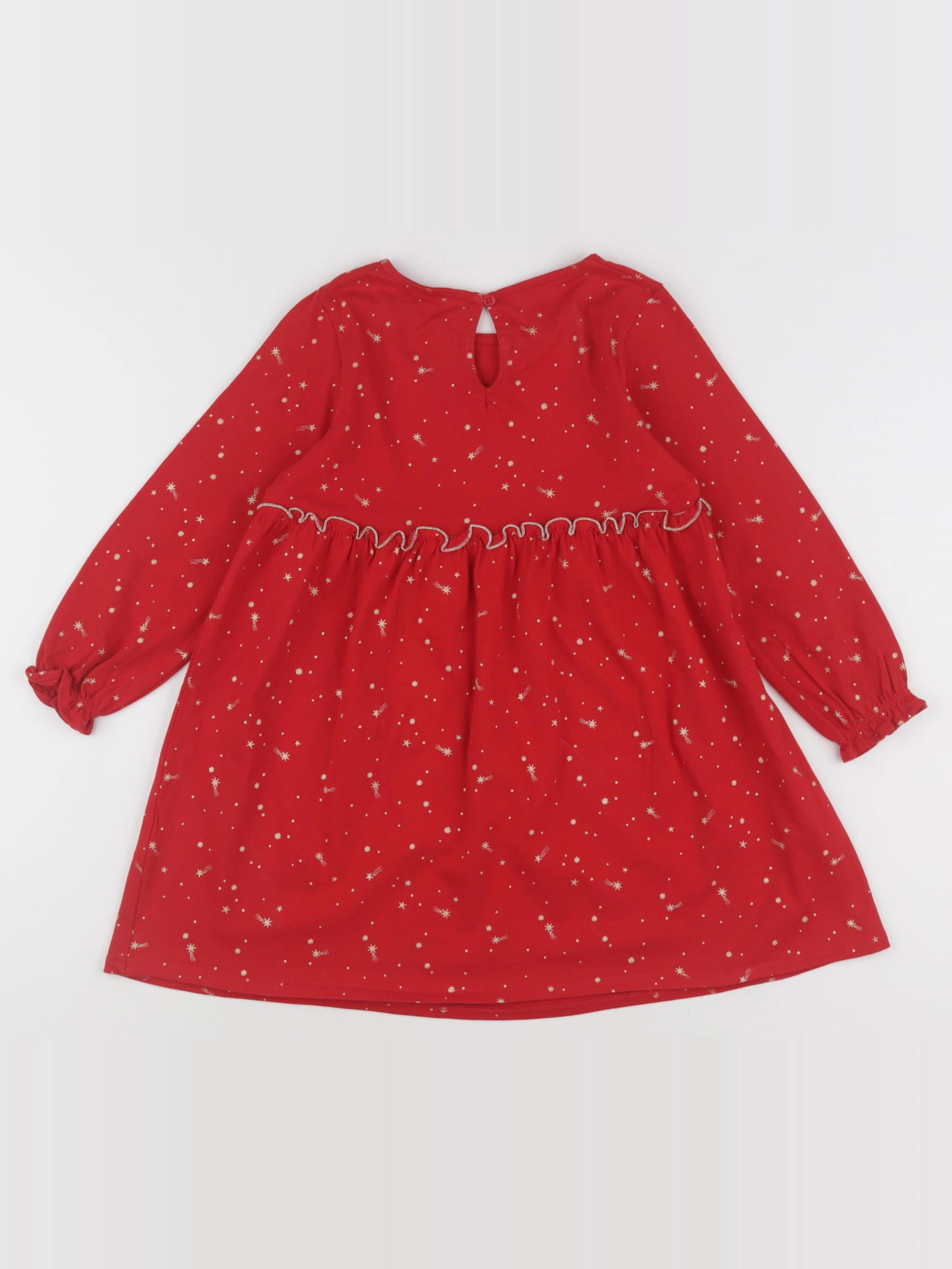 Vertbaudet - robe rouge - 5 ans