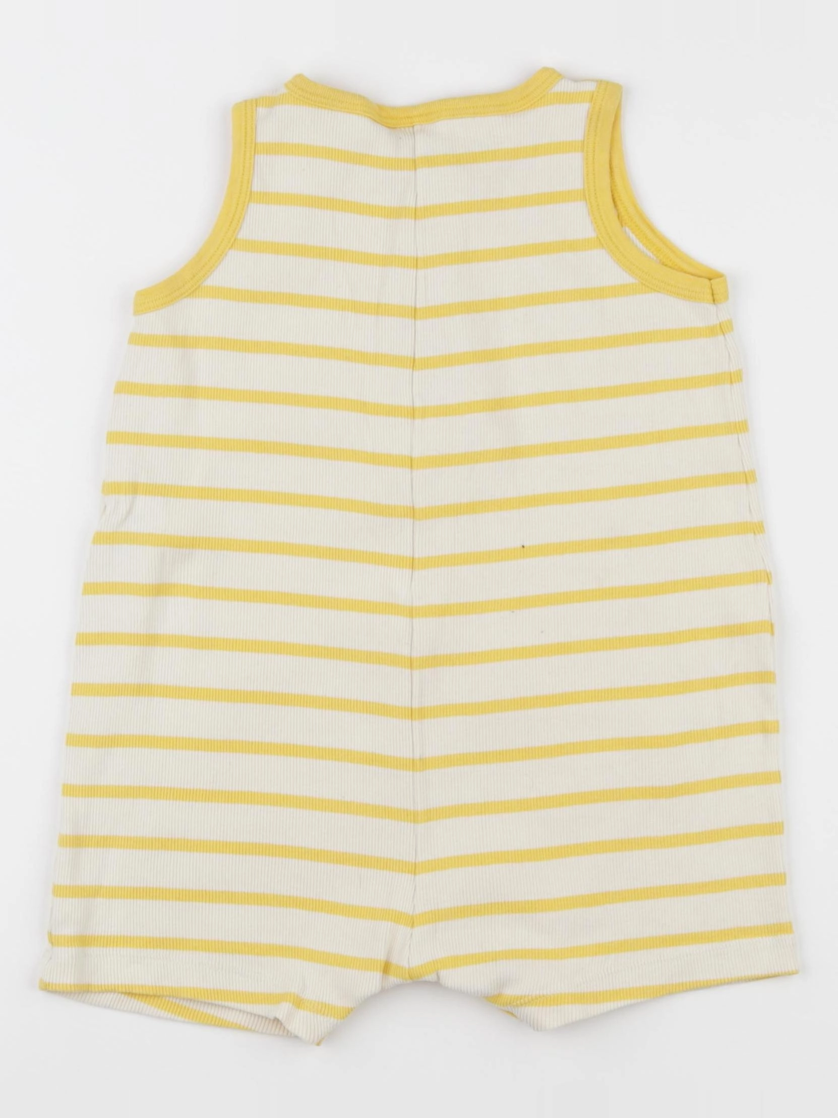 Petit Bateau - combinaison jaune - 24 mois