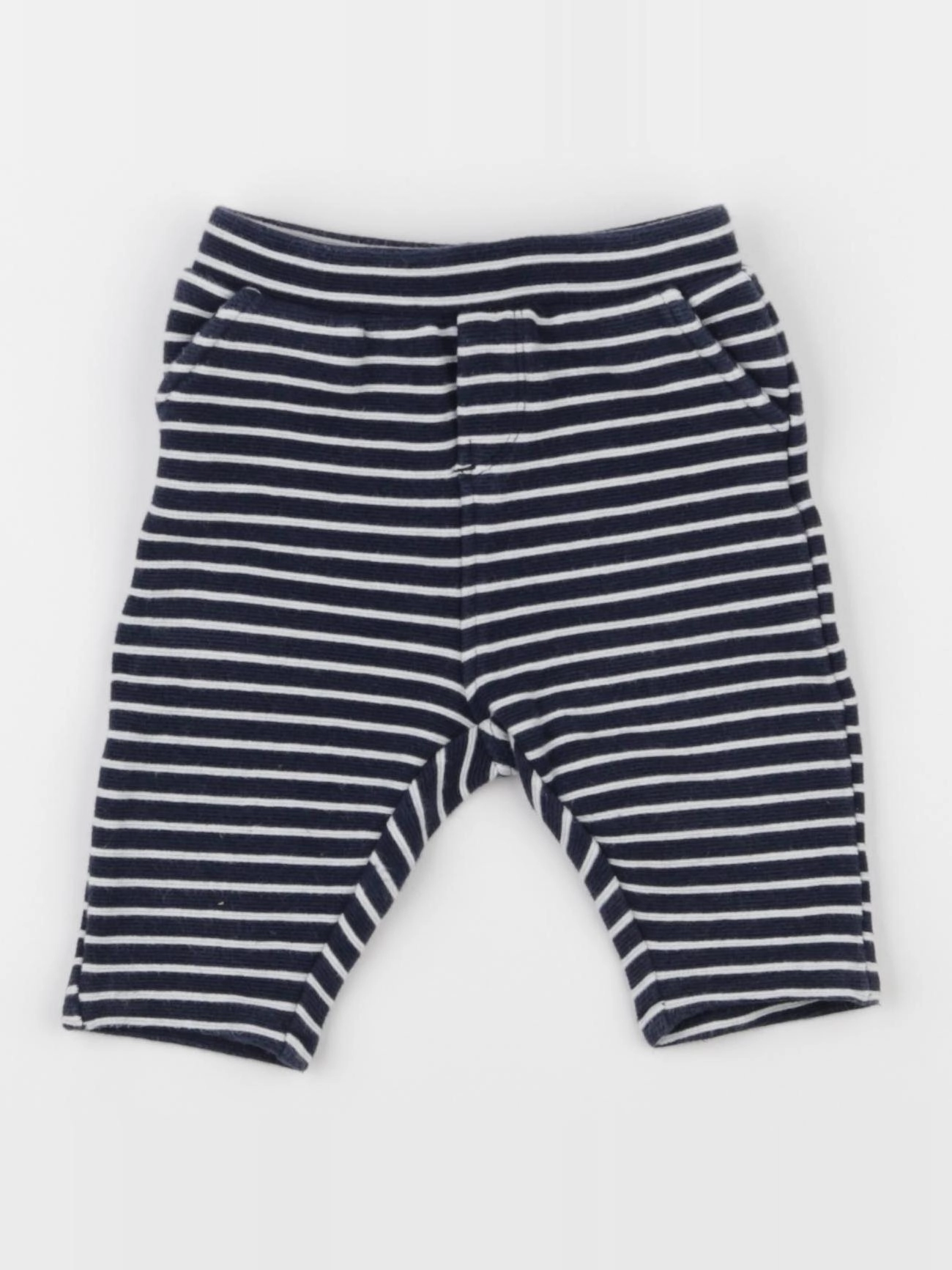 Vertbaudet - pantalon bleu - 3 mois