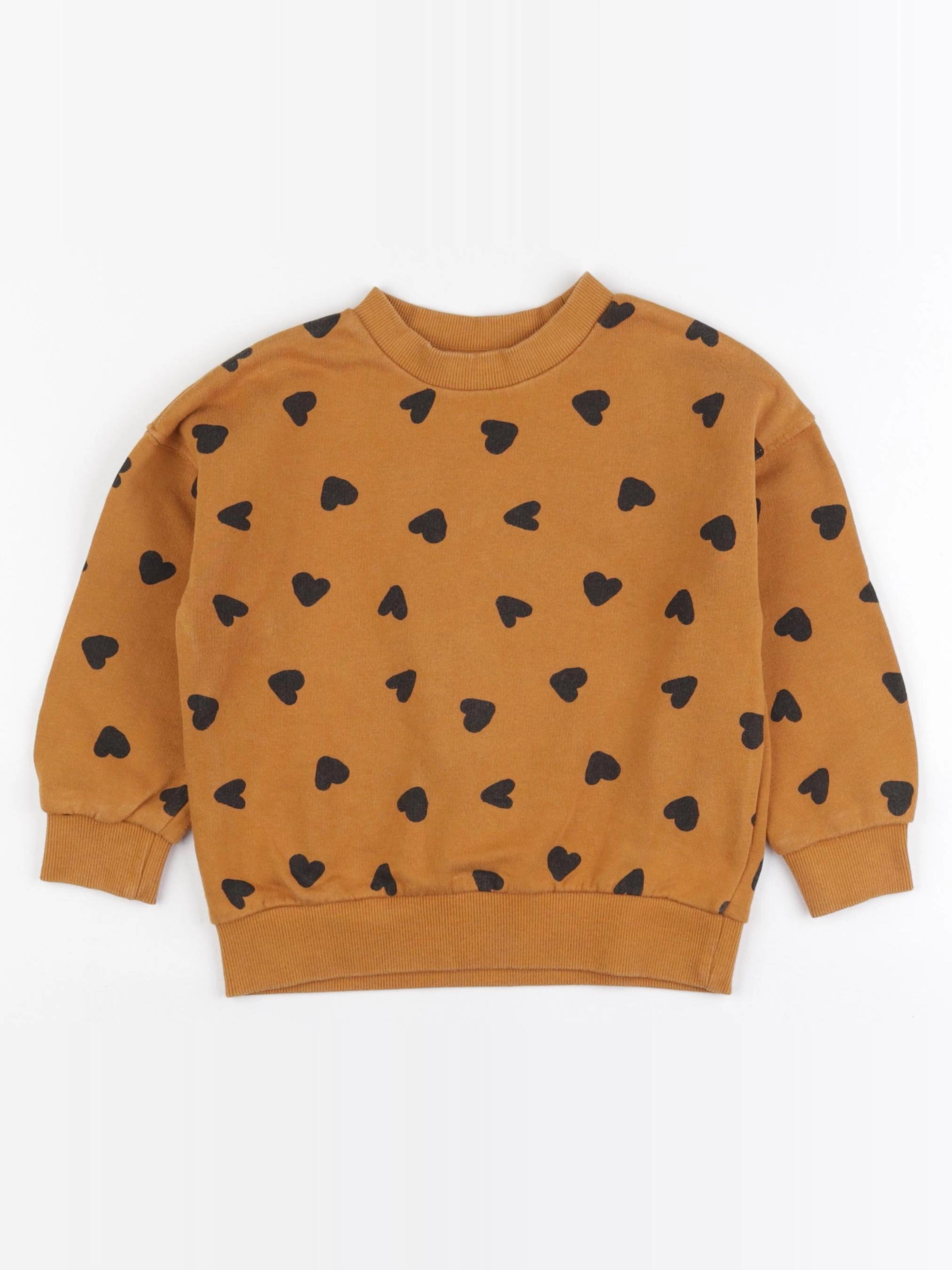 Monoprix - sweat orange - 5 ans