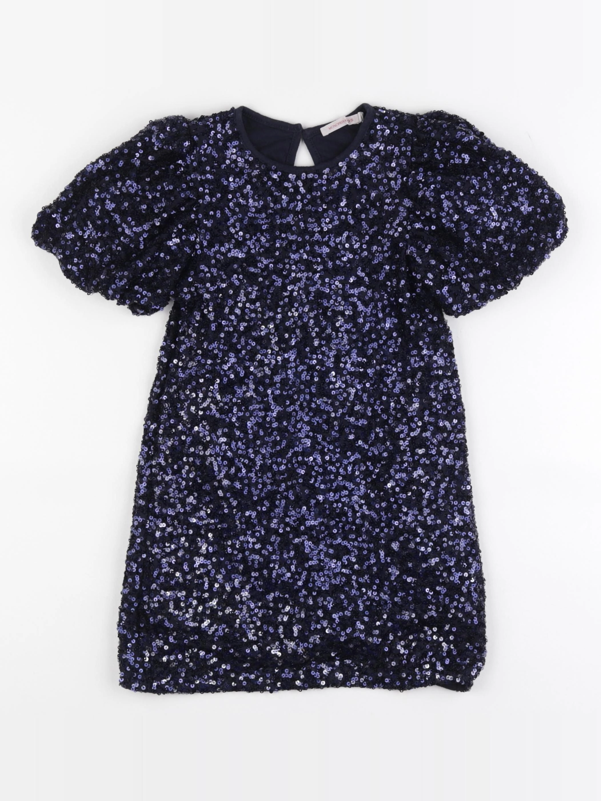 Monoprix - robe bleu - 4 ans