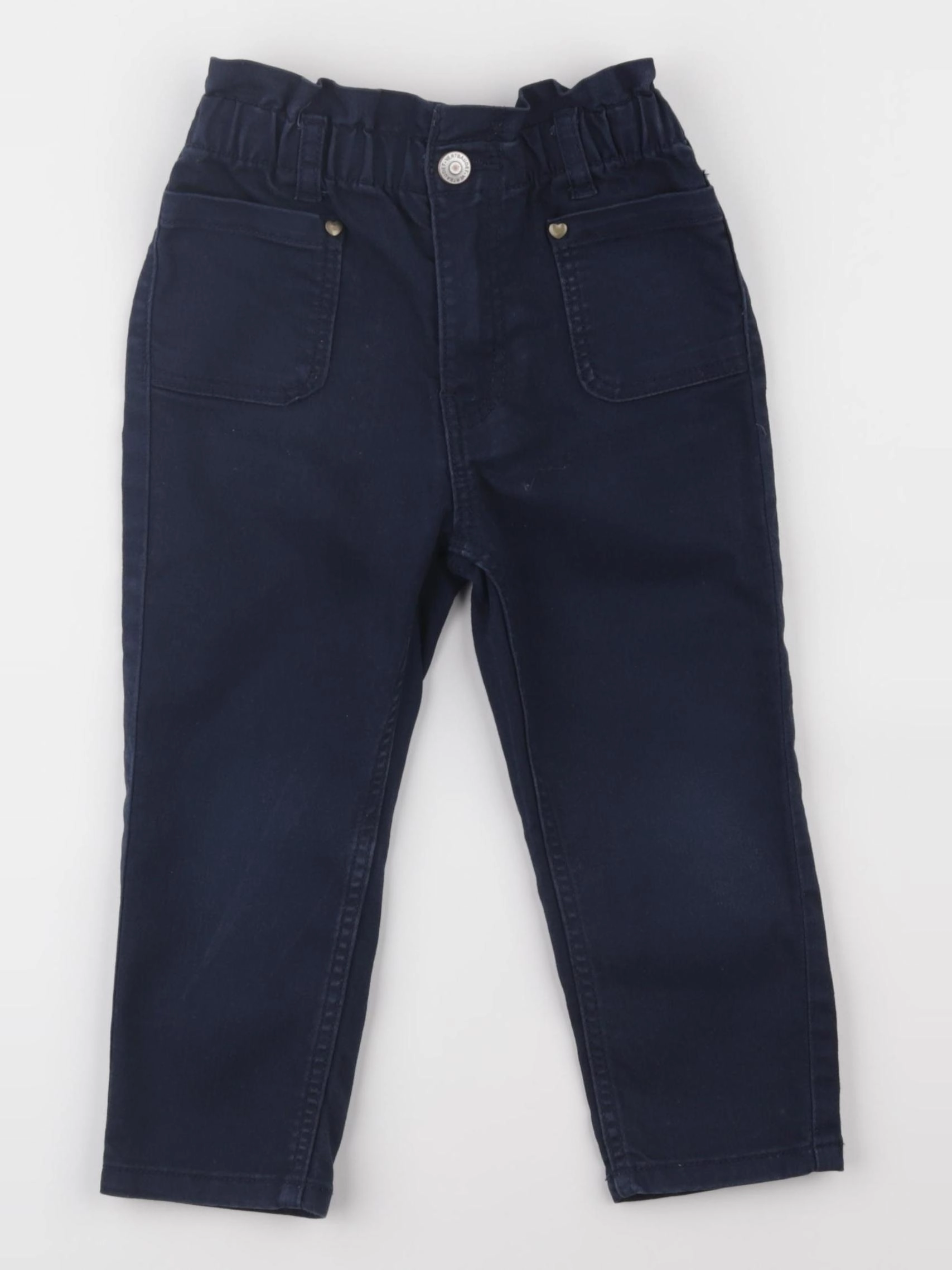 Vertbaudet - pantalon bleu - 3 ans