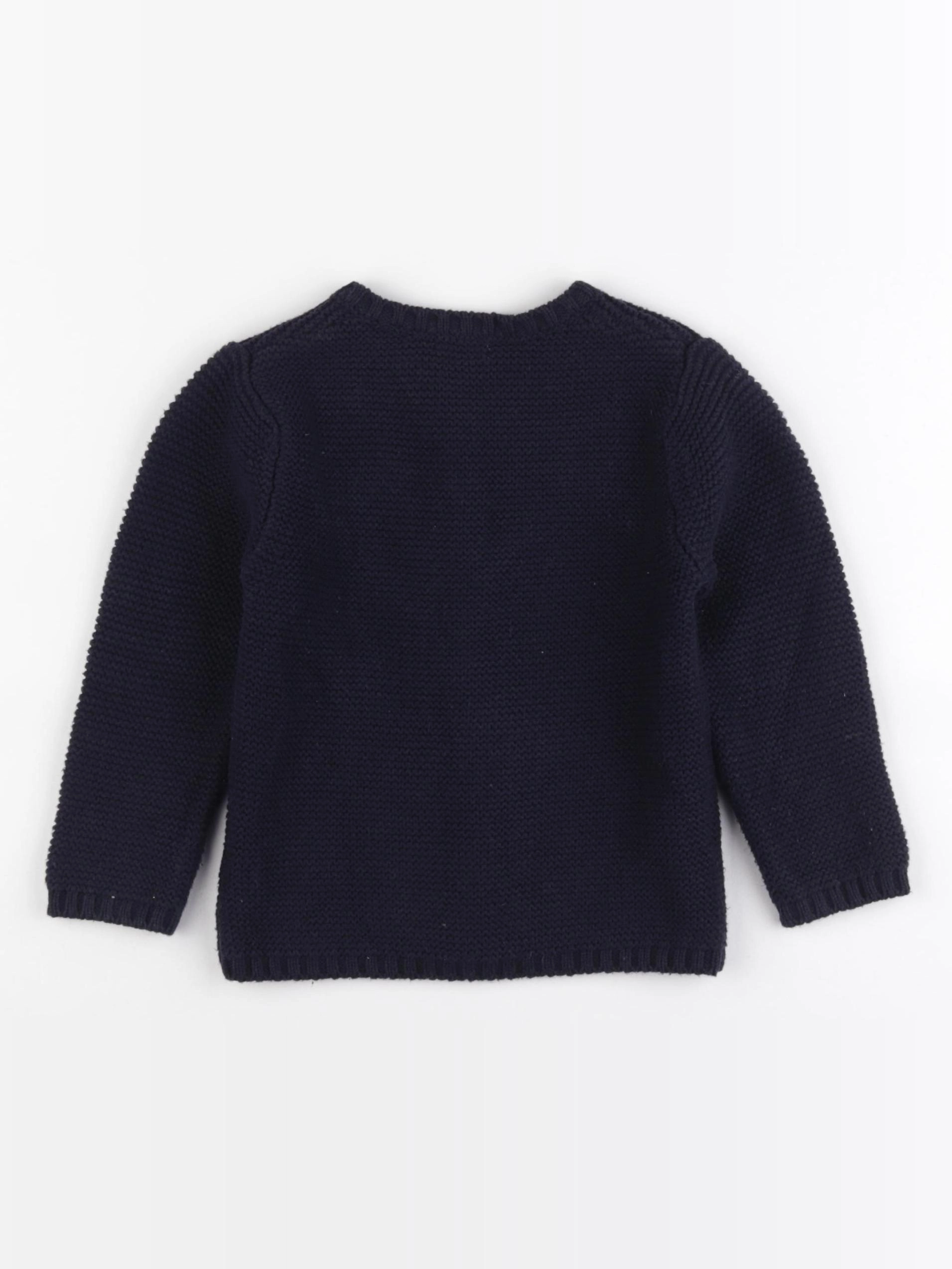 Boutchou - gilet bleu - 36 mois