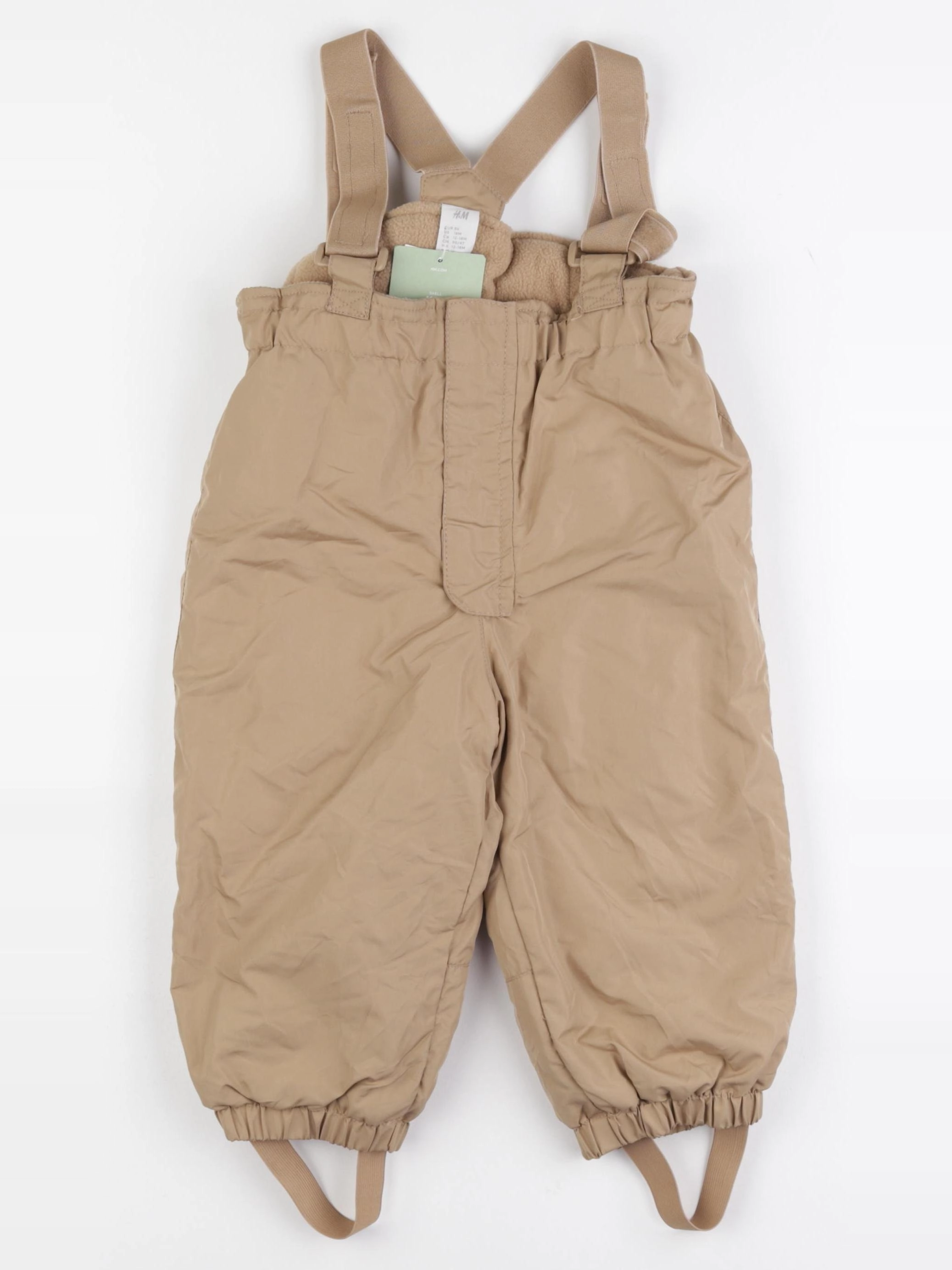 H&M - pantalon de ski marron (état neuf) - 18 mois