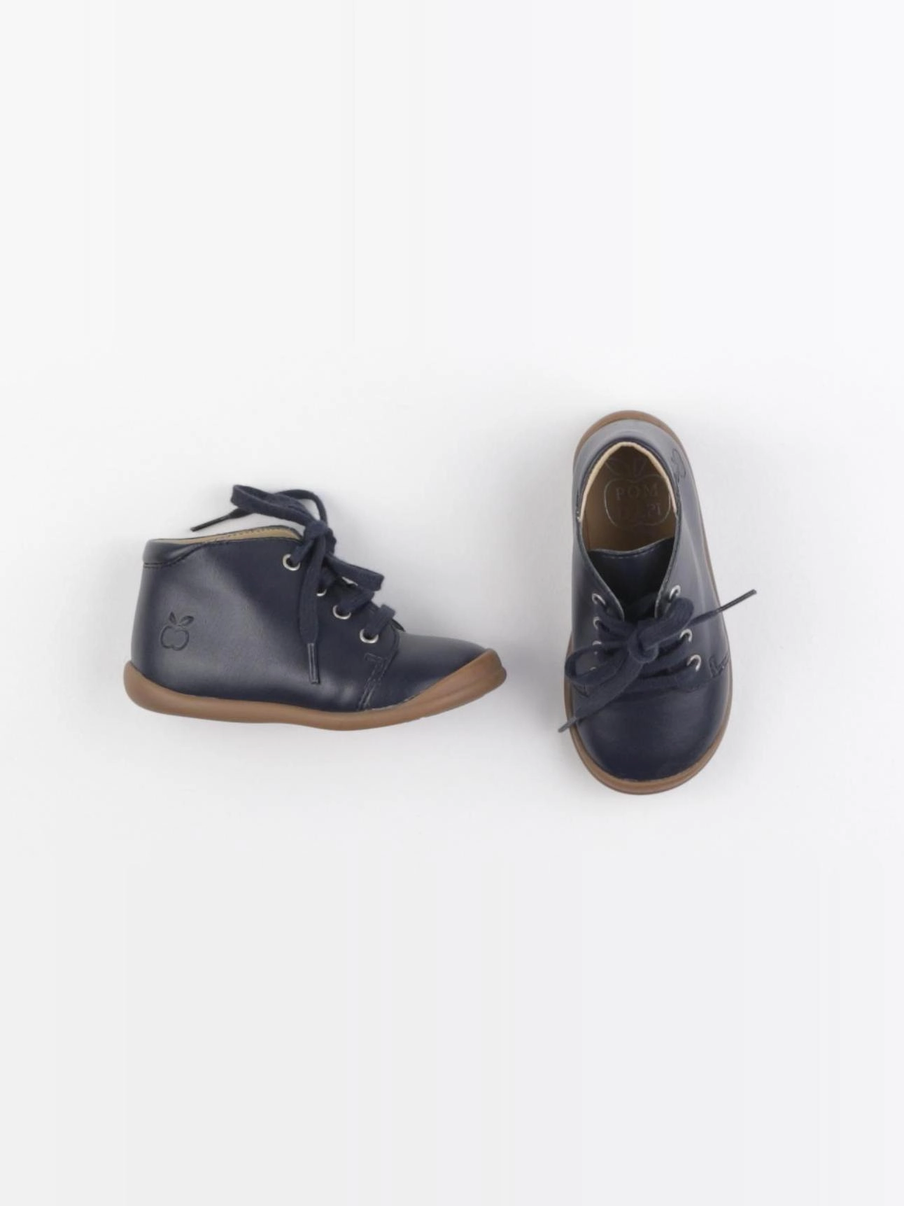 Pom d'Api - bottillons bleu - pointure 22