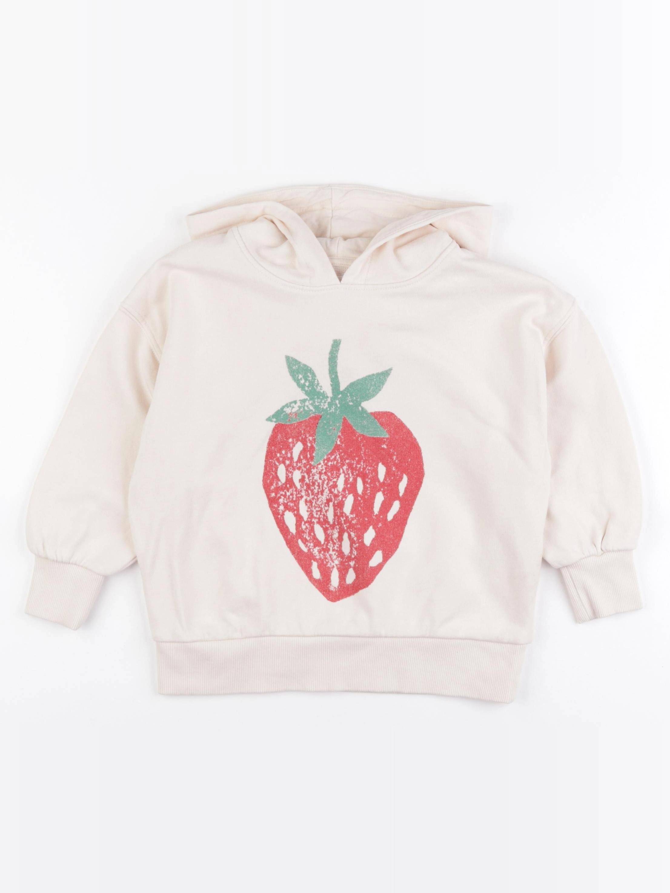Monoprix - sweat rose - 5 ans