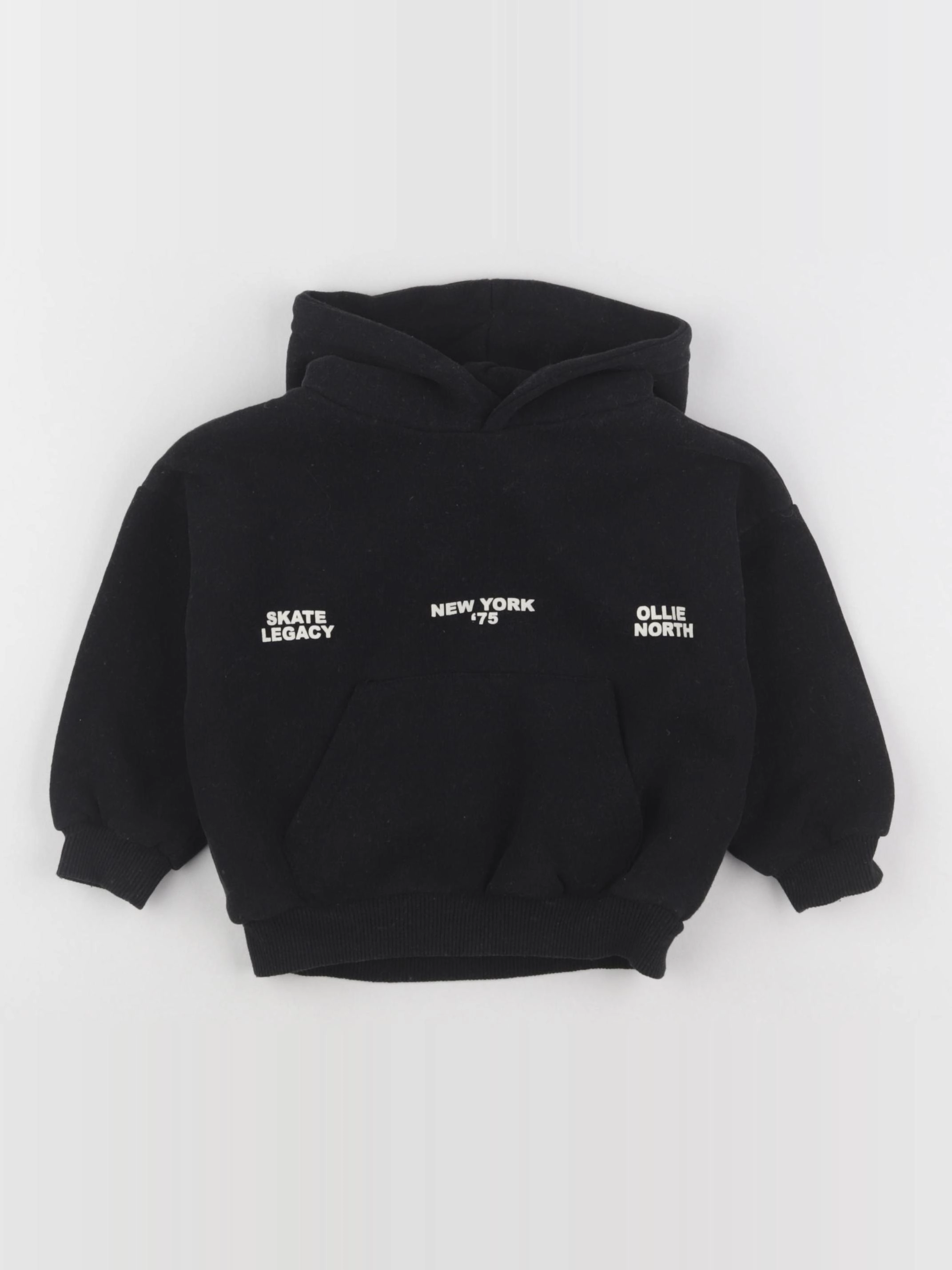 Zara - sweat imprimé au dos noir - 2 ans