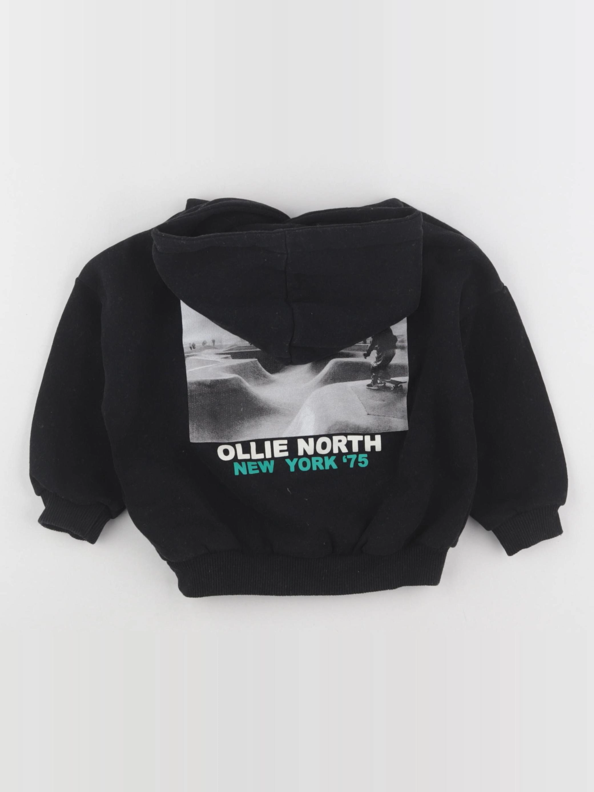 Zara - sweat imprimé au dos noir - 2 ans