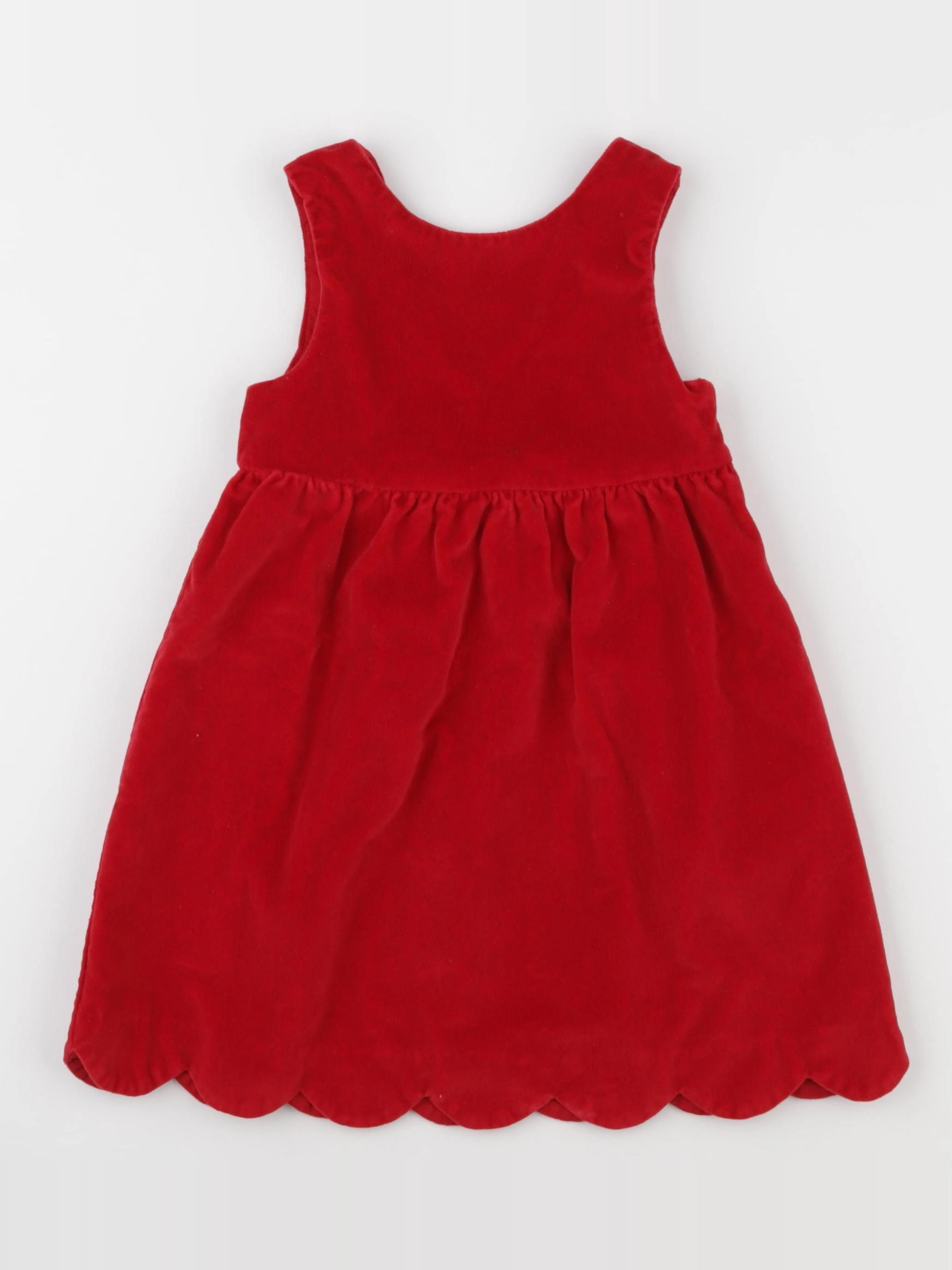 Vertbaudet - robe rouge - 4 ans