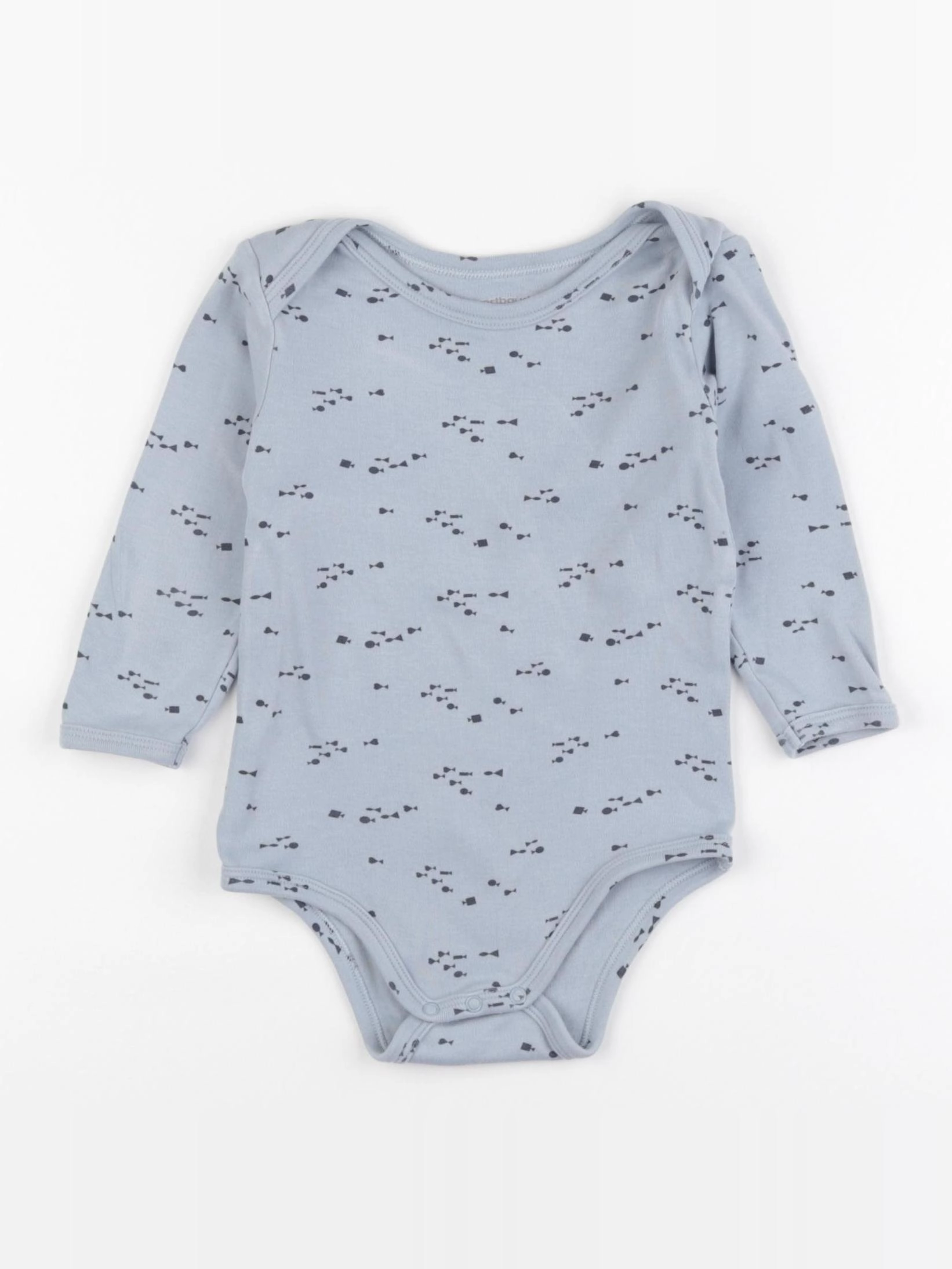 Vertbaudet - body bleu - 18 mois