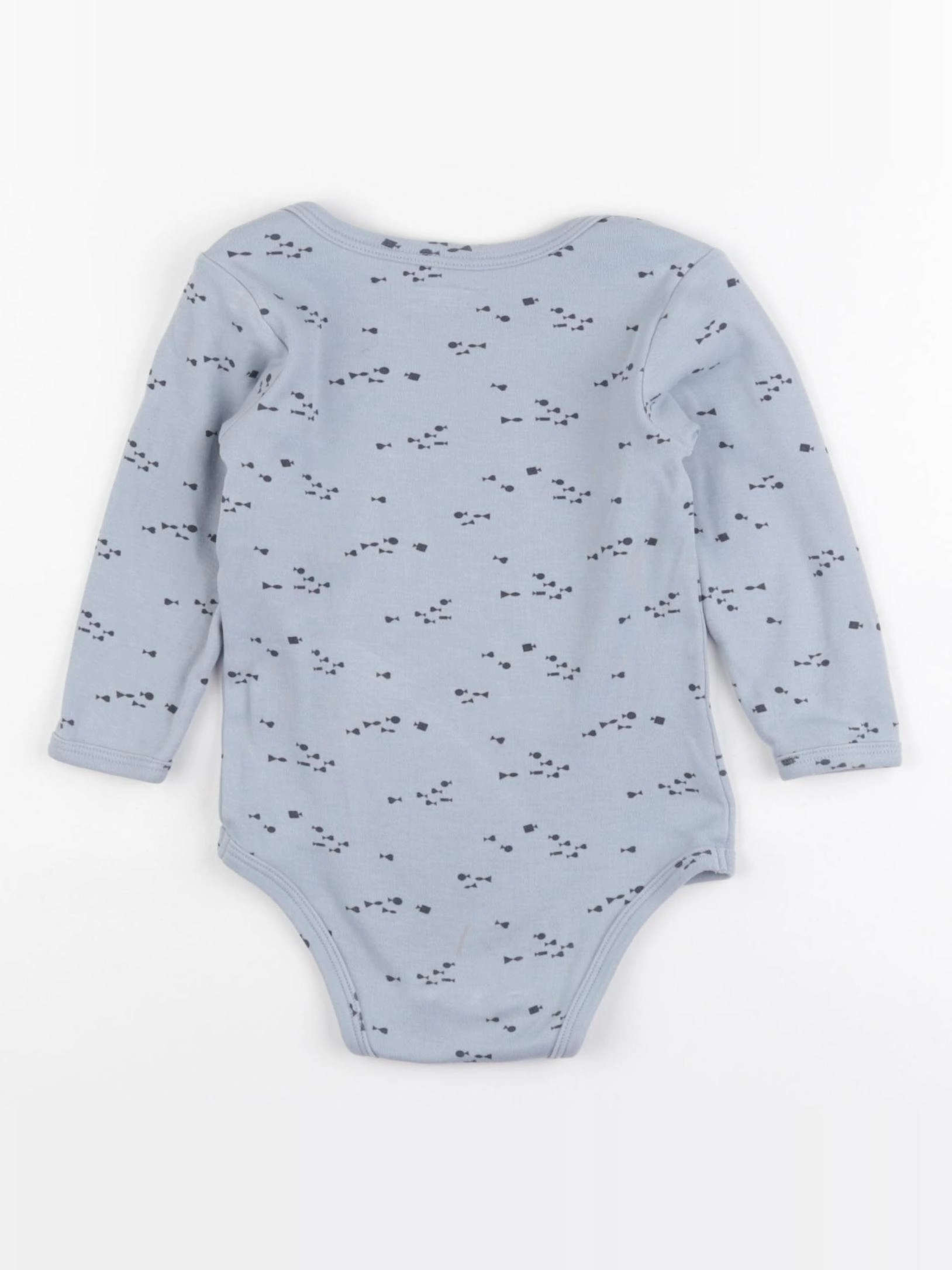 Vertbaudet - body bleu - 18 mois