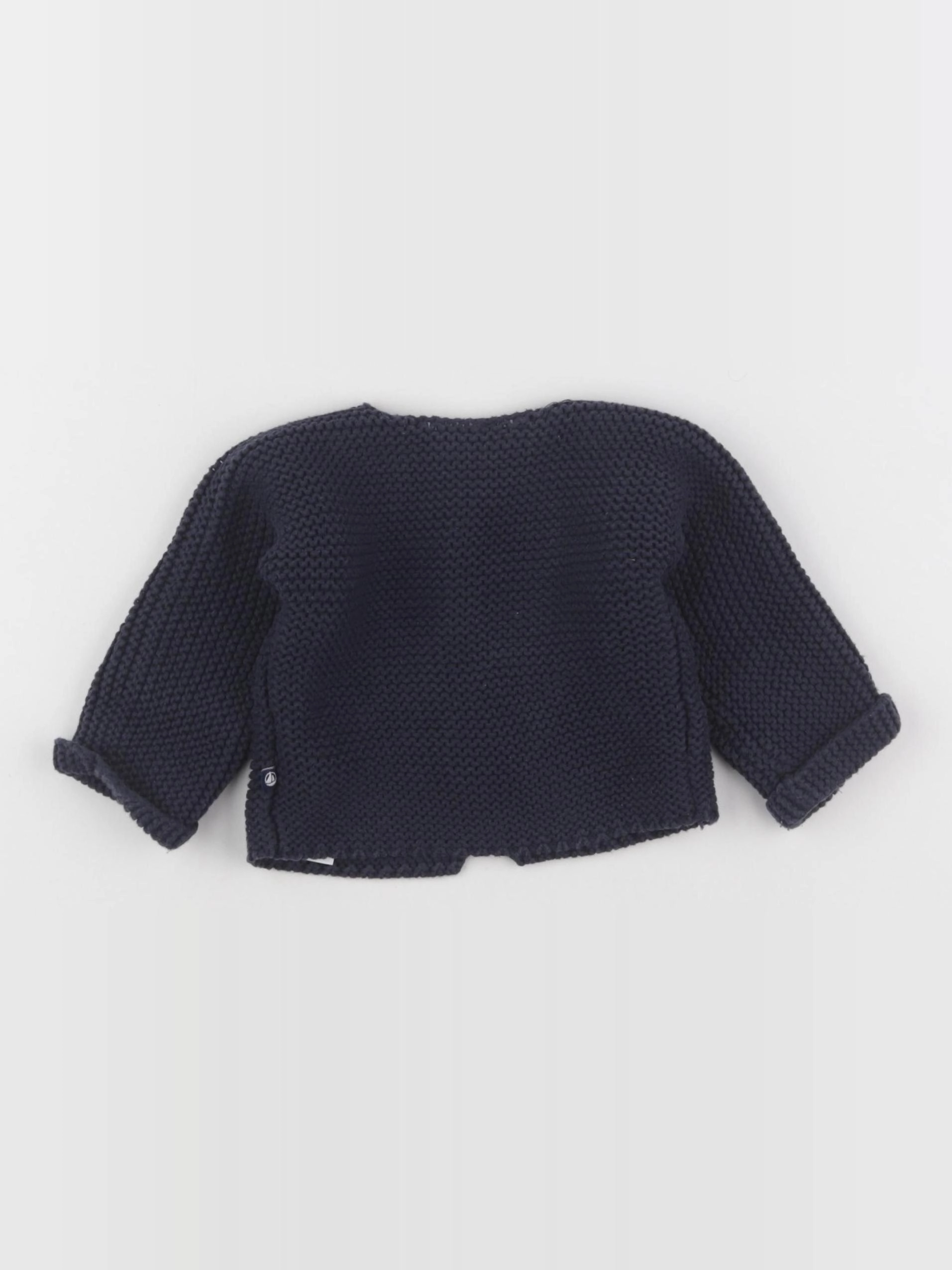 Petit Bateau - gilet bleu - 6 mois