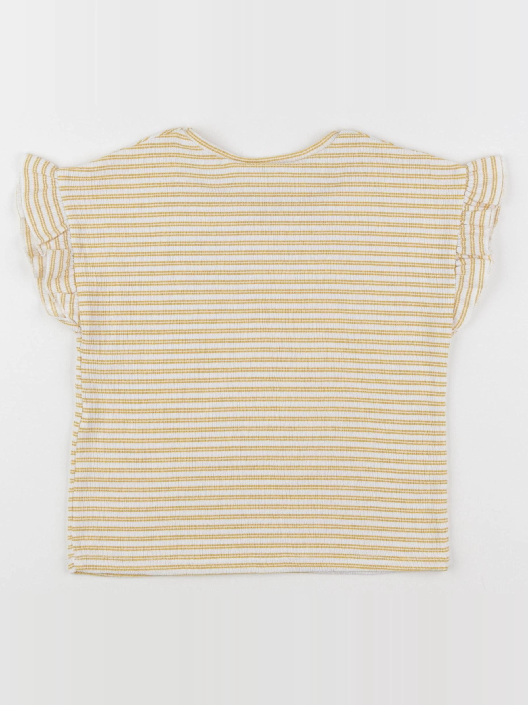Zara - tee-shirt jaune - 2/3 ans