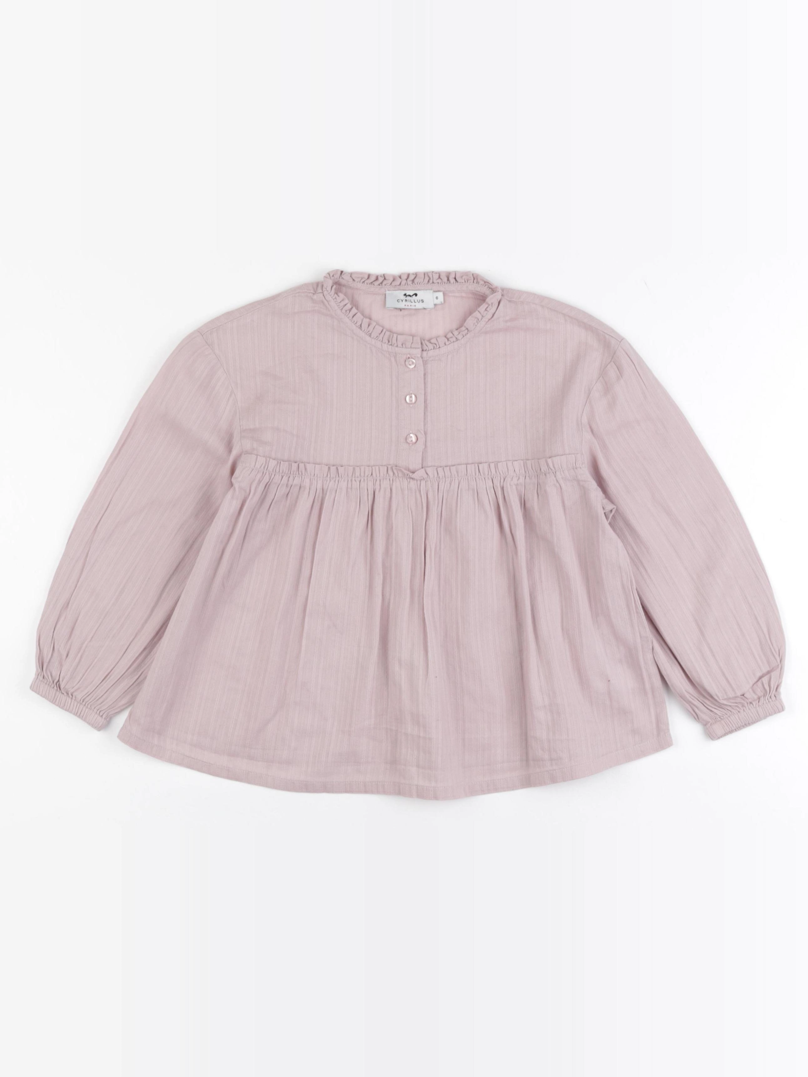 Cyrillus - blouse rose - 6 ans