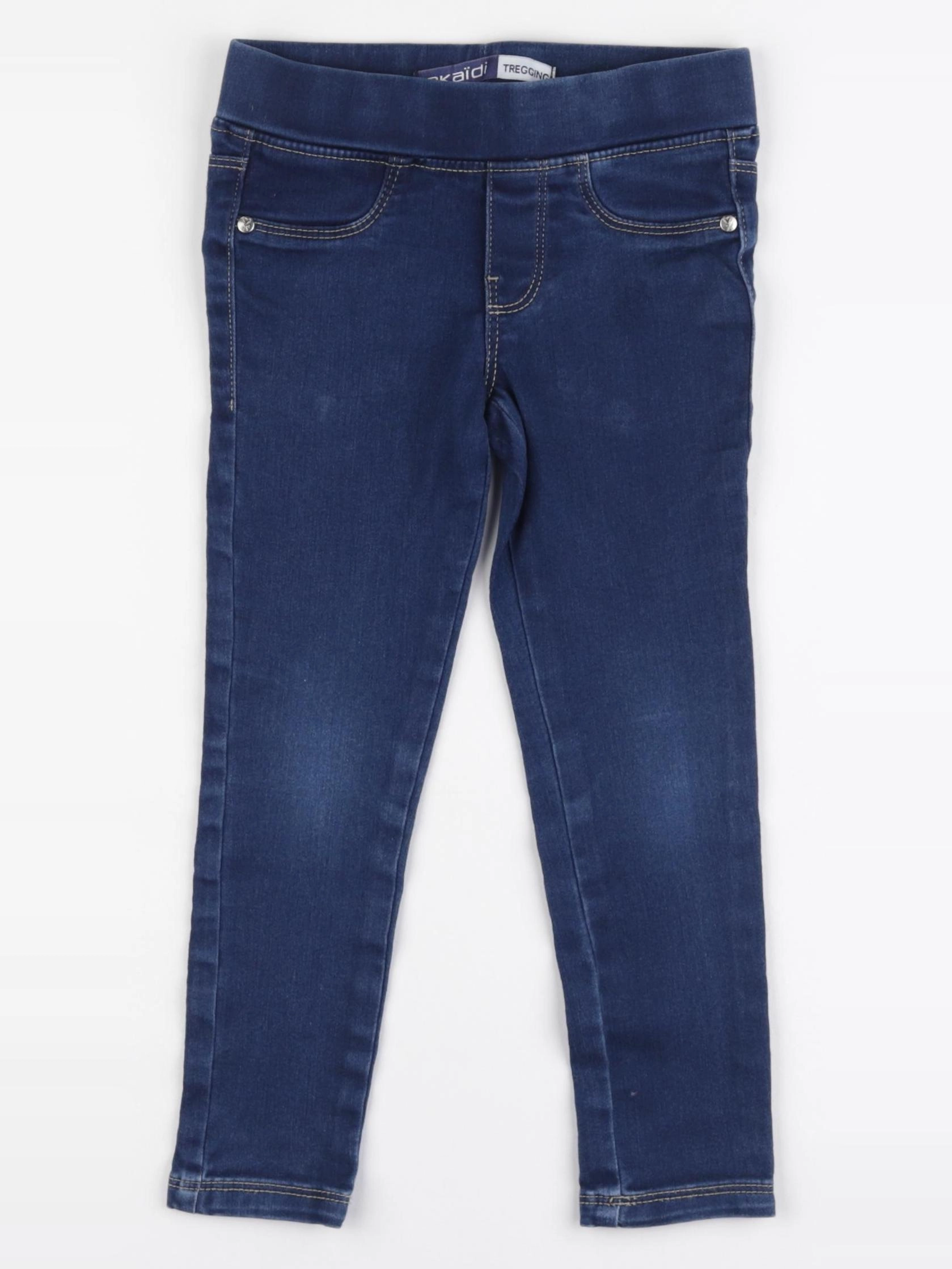 Okaidi - jegging bleu - 4 ans