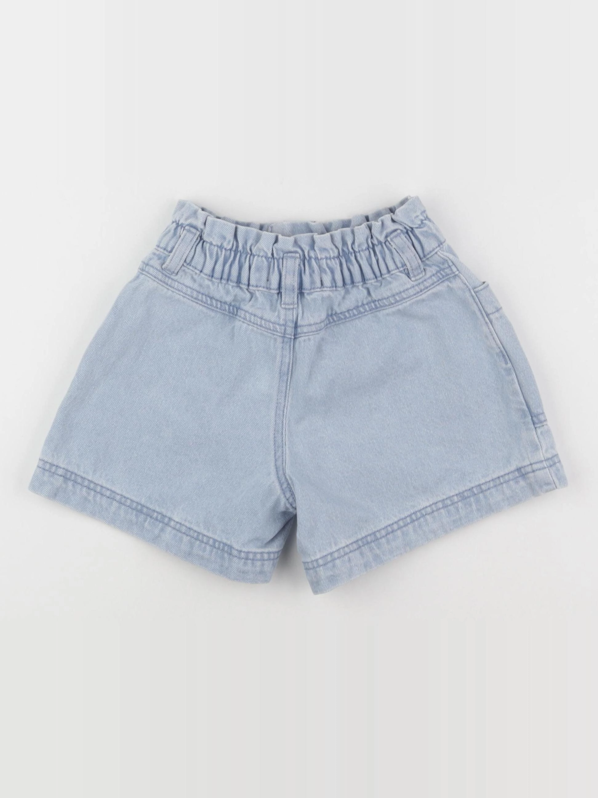 Monoprix - short bleu, rouge - 3 ans